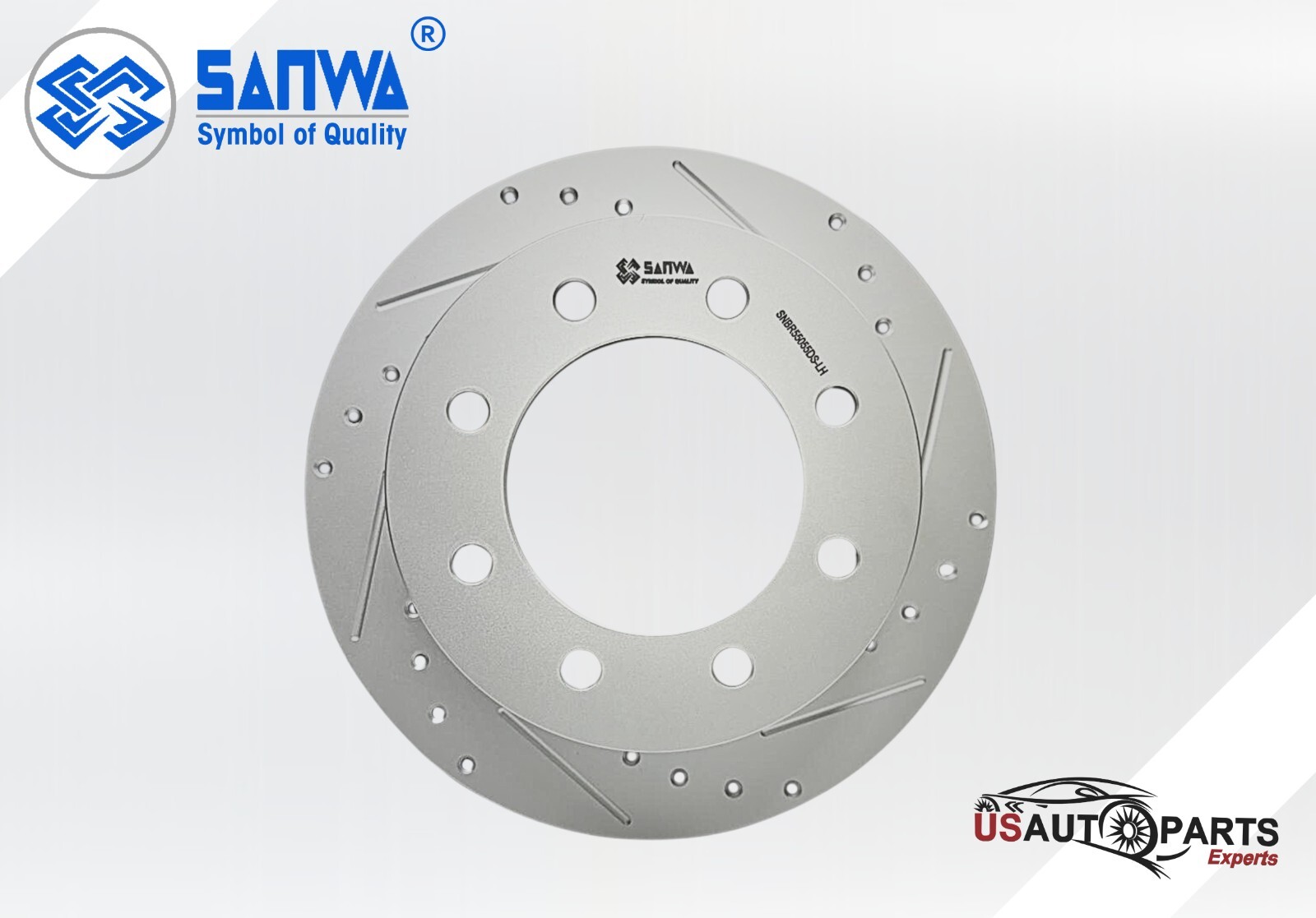 REAR LH BRAKE ROTOR VENTED & GEOMET COATED D & S 330mm FOR GMC SIERRA 01-20 2.8L