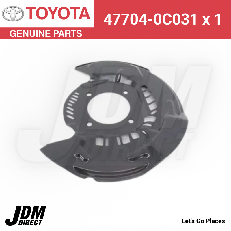TOYOTA Genuine Tundra Driver Front LH Brake Dust Shield Cover 47704-0C031