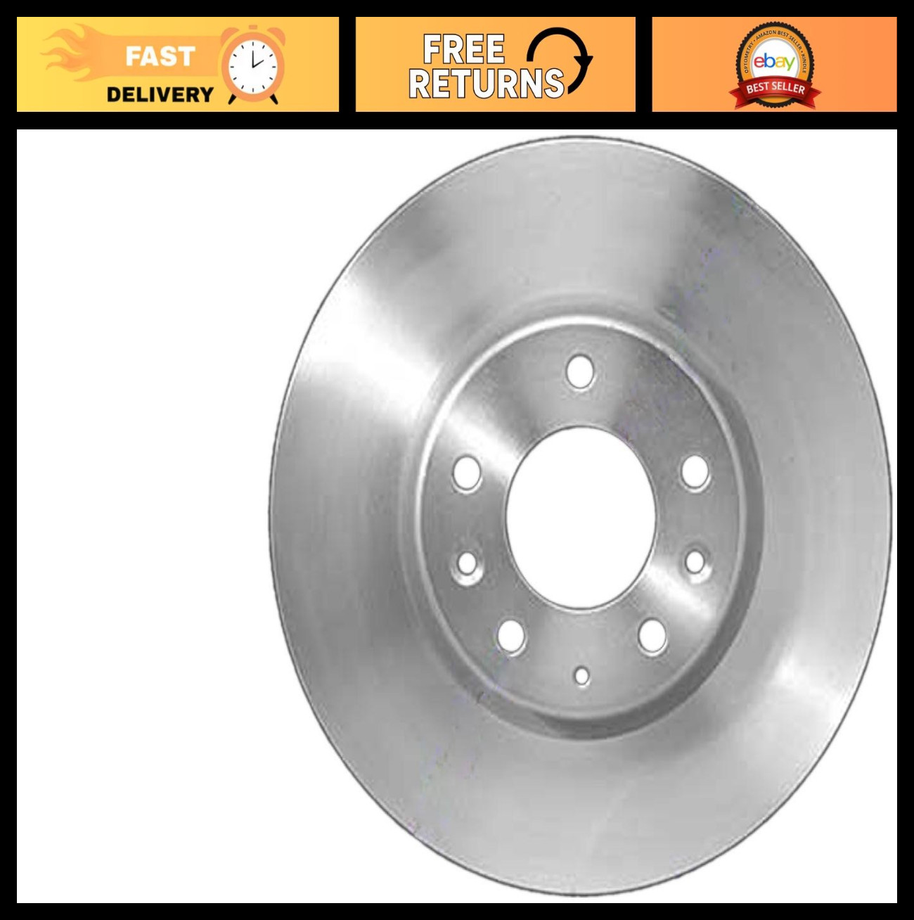 Premium Front Brake Rotor for Ford Fusion, Lincoln MKZ, Mazda 6, Mercury Milan –