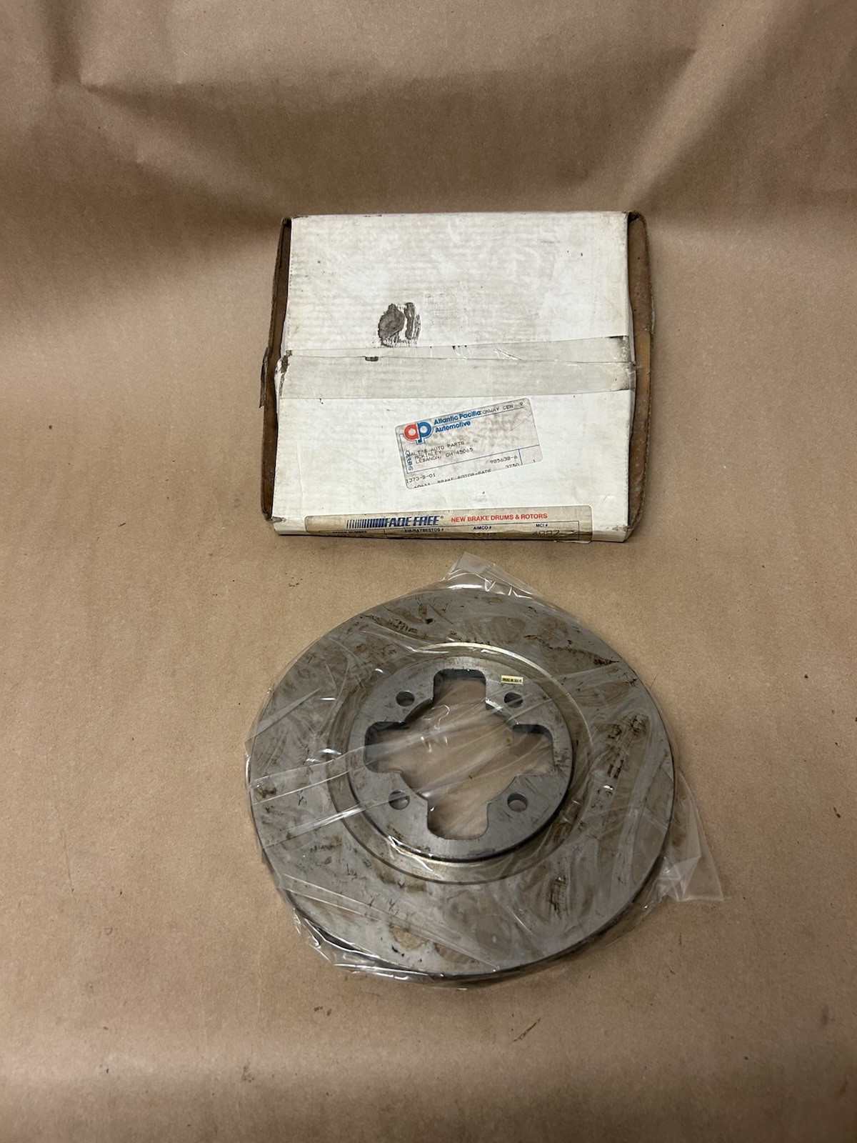 Fade Free 60611 Brake Rotor Replaces Raybestos 9203 & Bendix 141222-NOS