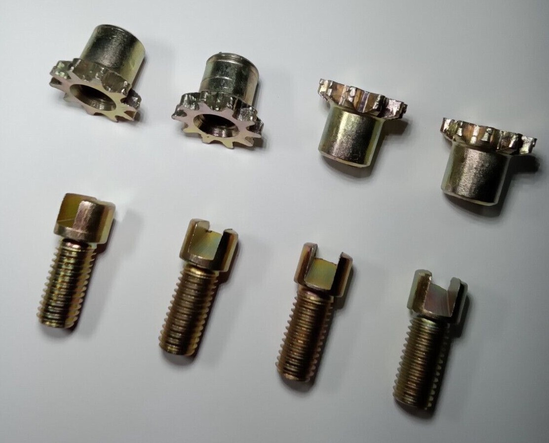 BRAKE SHOE ADJUSTING SCREWS & STAR NUT ADJUSTERS SET 1965-1979 VW T1 BUG BEETLE