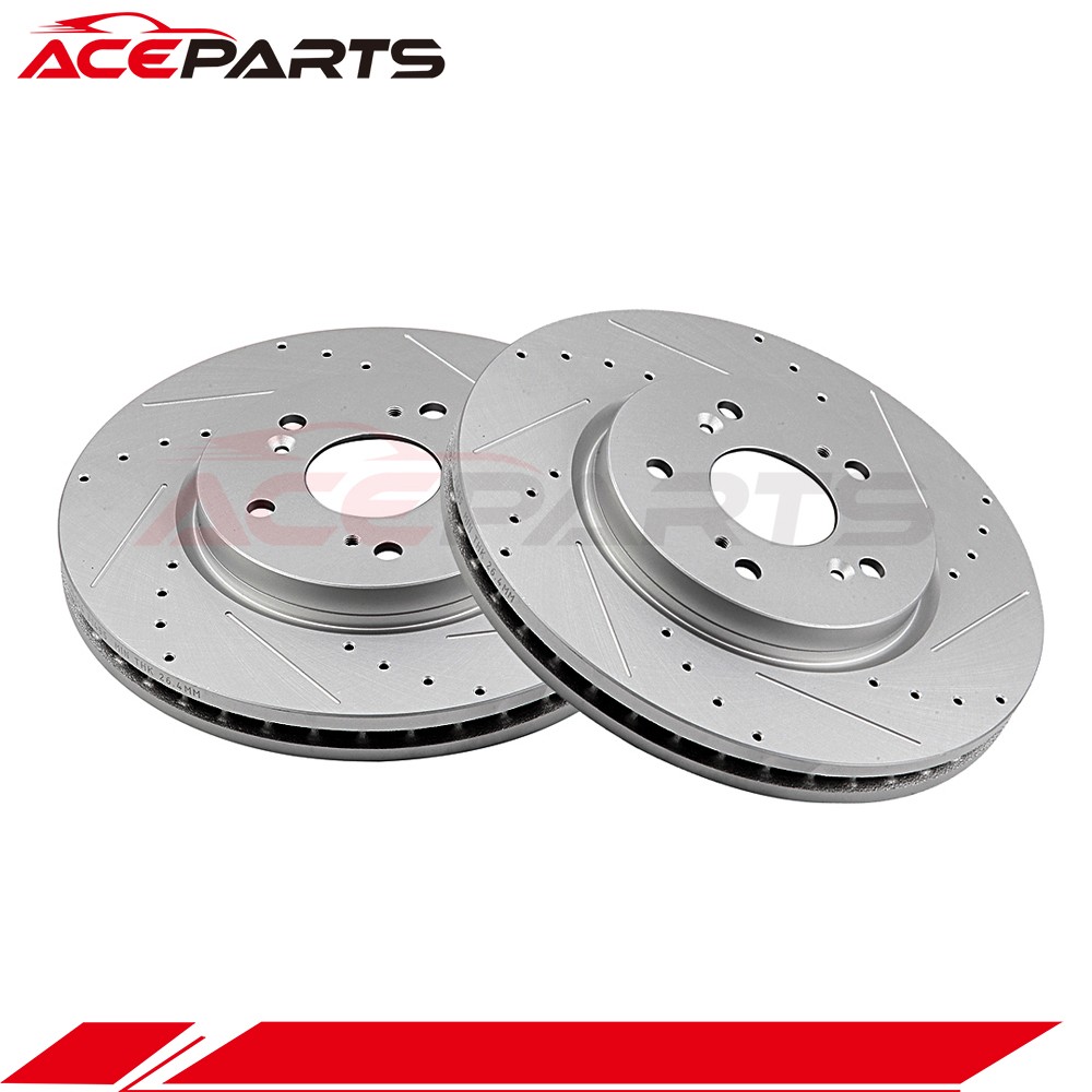 Front Brake Discs Rotors Fits 2007 2008 2009 Ford Edge G3000 Casting 2pcs/set