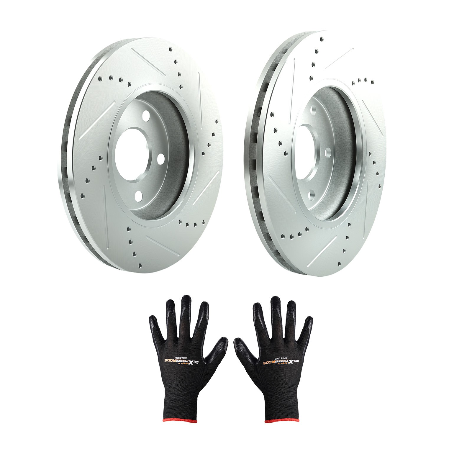 11.65″ Front Drilled&Slotted Brake Rotors Set for Chevrolet Cobalt 2005-2006