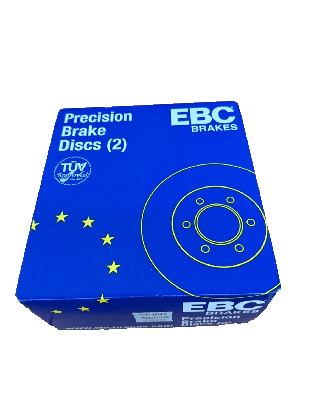 EBC Front Brake Discs x2 266mm for CITROEN PEUGEOT OPEL VAUXHALL CORSA GD1047