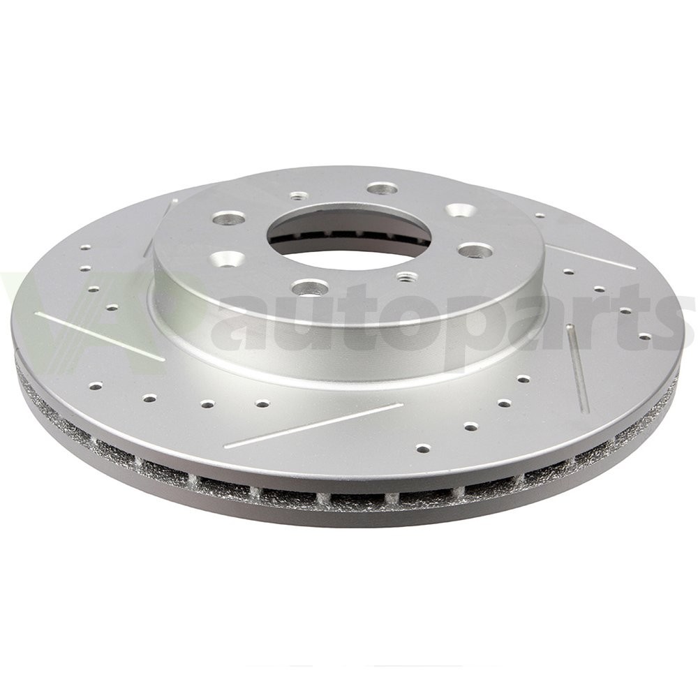 Drilled Slotted Front Brake Pads And Rotors For Honda Civic 1996-05 Performance