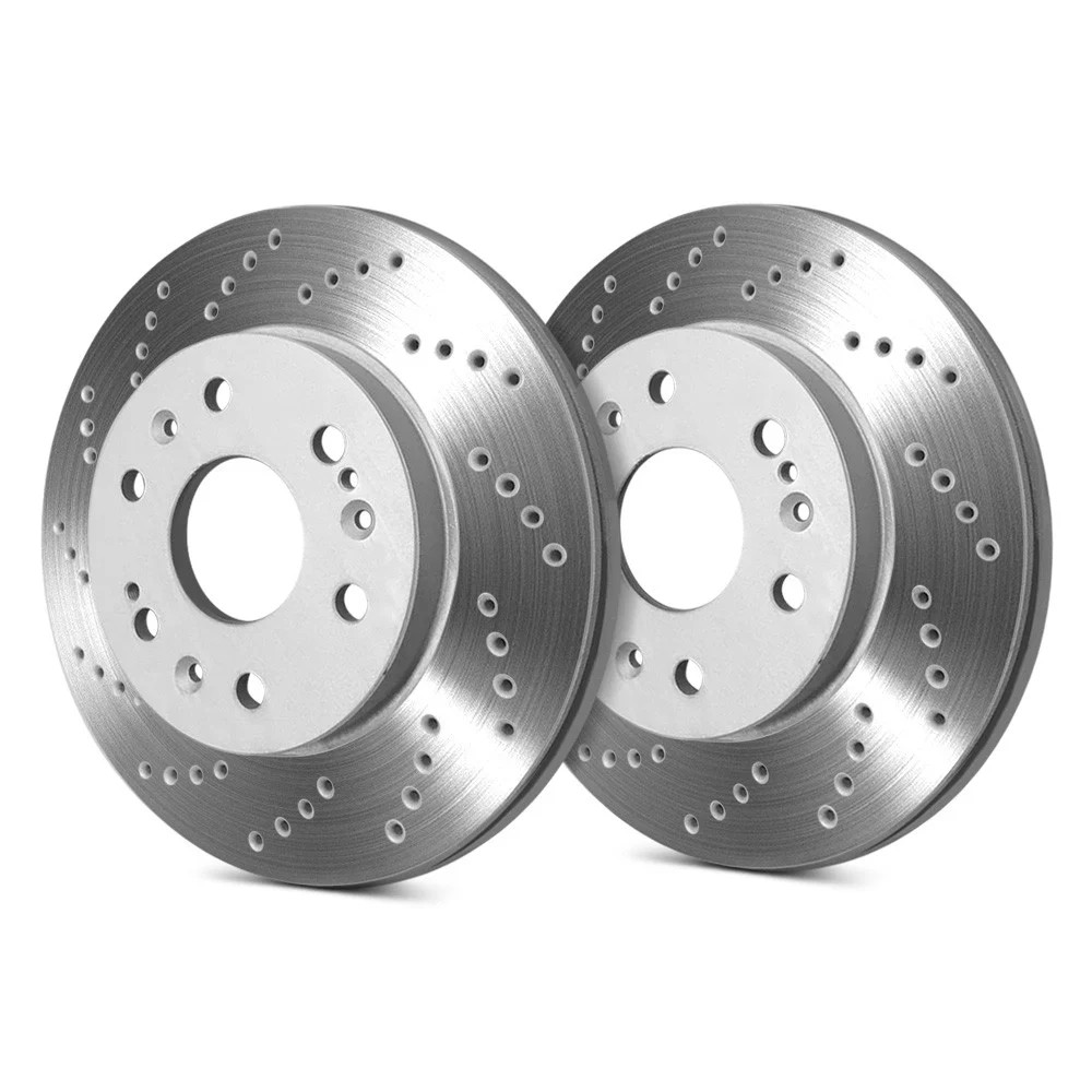 SP Performance Cross Drilled 1-Piece Rear Brake Rotors