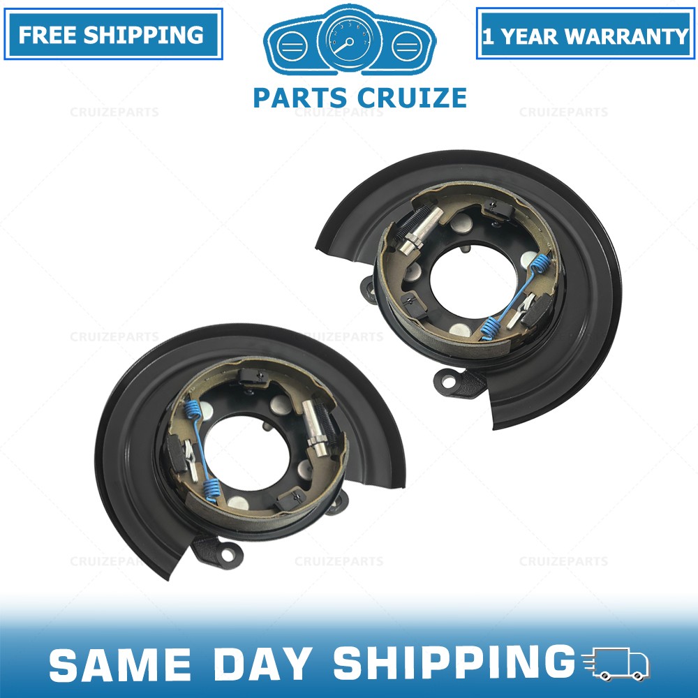 For 2005-11 Ford F-250 350 Pair Rear LH&RH Loaded Brake Backing Plate 926-272
