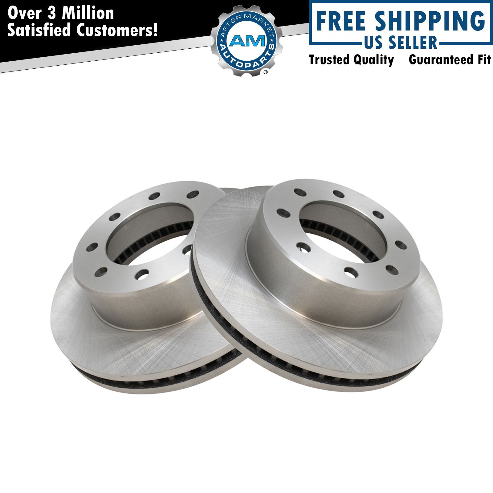 Front Brake Rotor Disc Pair Set of 2 for Dodge Ram 2500 3500 Pickup Truck