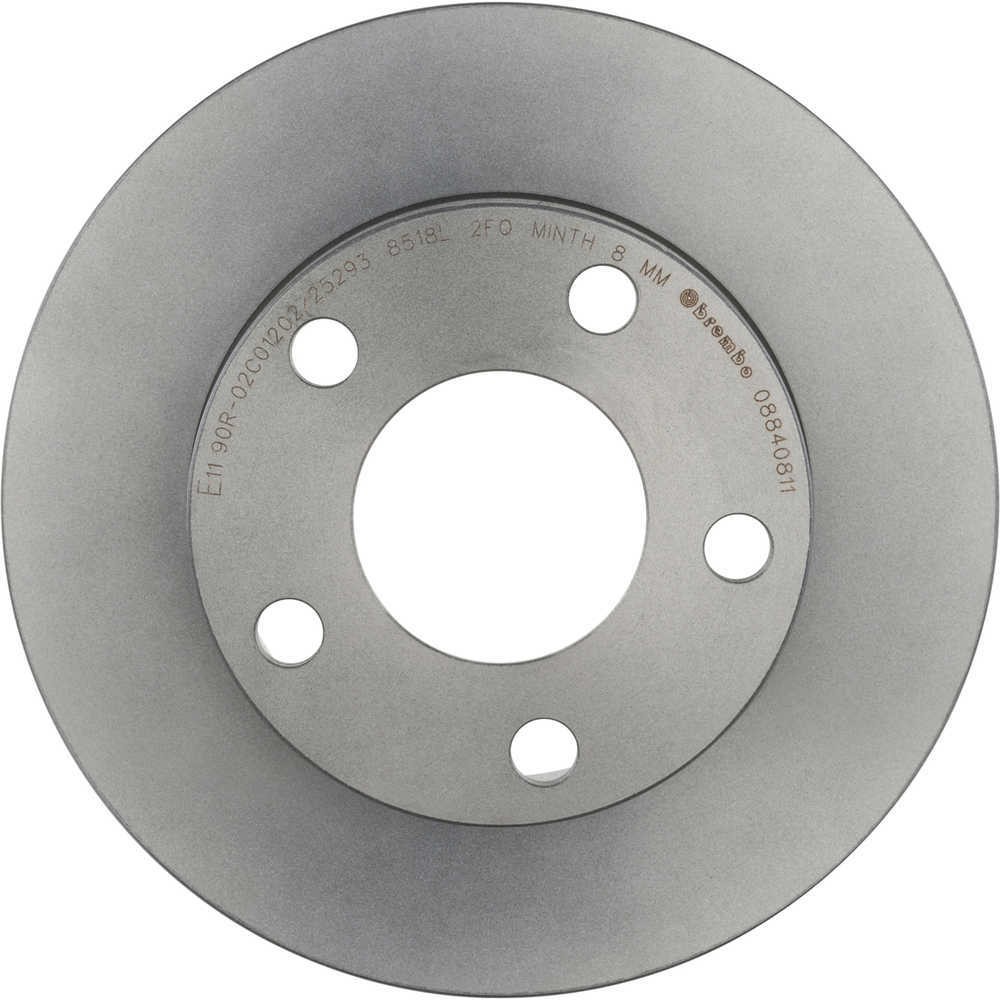 Disc Brake Rotor-Premium UV Coated OE Equivalent Rotor Brembo 08.8408.11