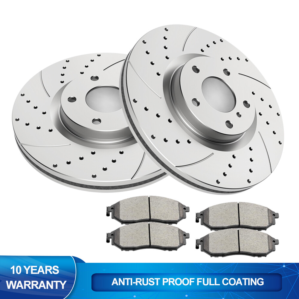 Front Rotors Disc Brake Pads for Nissan 370Z Infiniti G35 G37 EX35 EX37 G25 M35