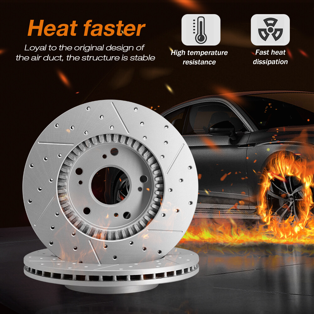 Front + Rear Brake Rotors + Brake Pads FOR Nissan Murano Brakes Rotor Brake Kit