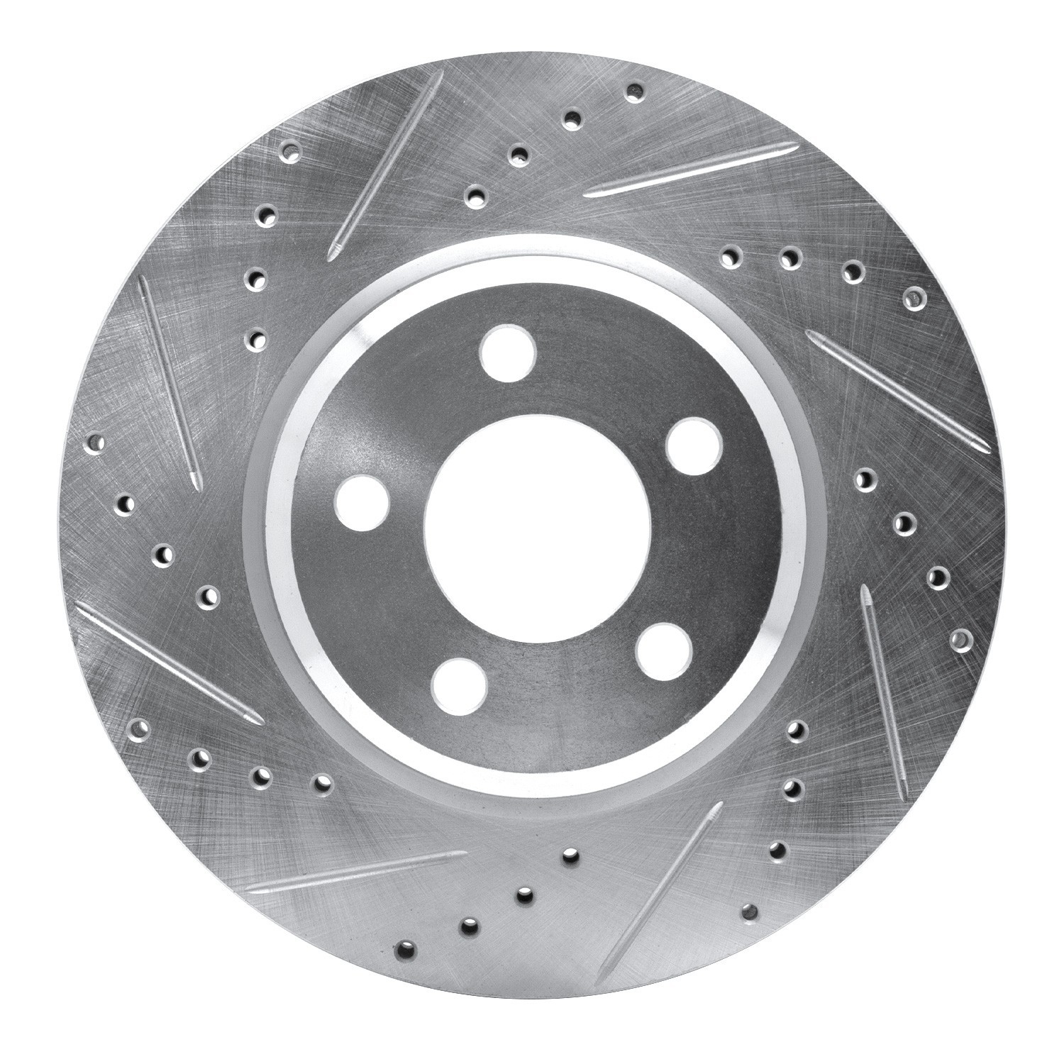 R1 631-39015L Drilled & Slotted Front Left Rotor for 2005-2023 Chrysler 300