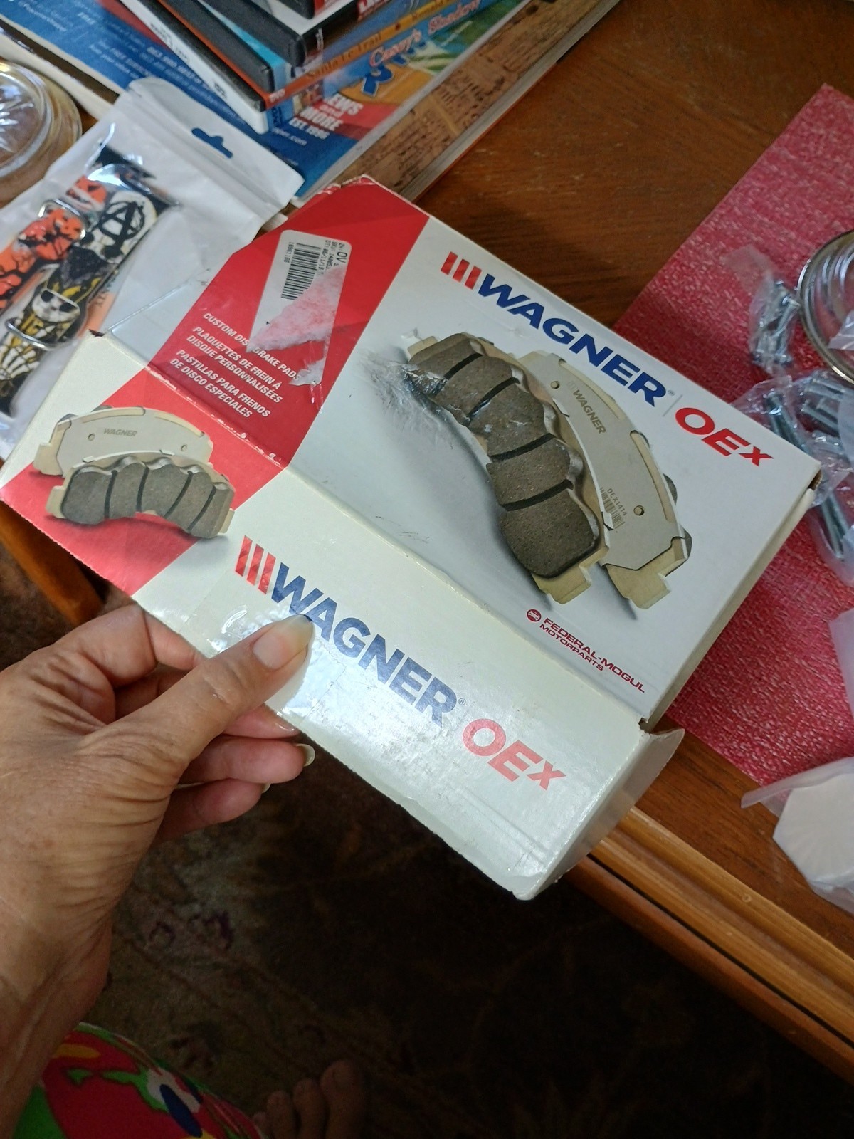 Sealed Open Box Premium Ceramic Brake Pads Wagner OEX1042A