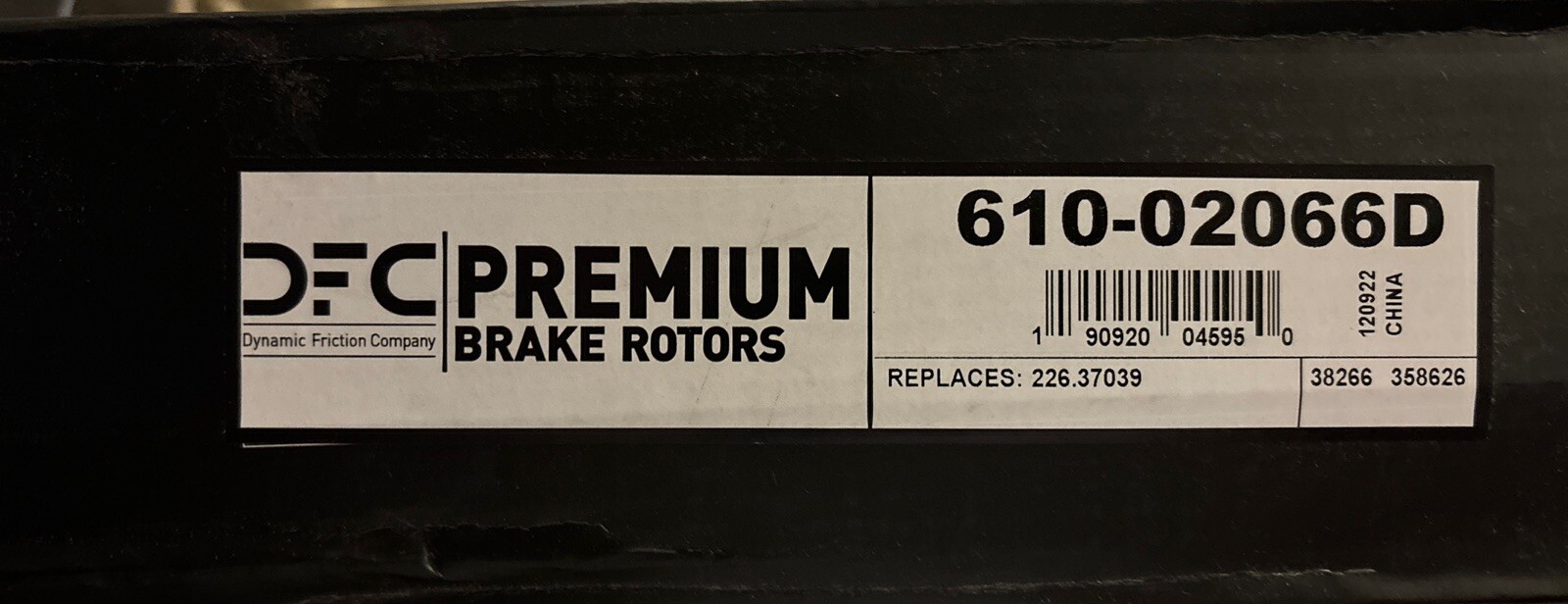 Dynamic Friction 4SDFC 610-02066D 2 Rotors And 4 Brake Pads Porsche Panamera