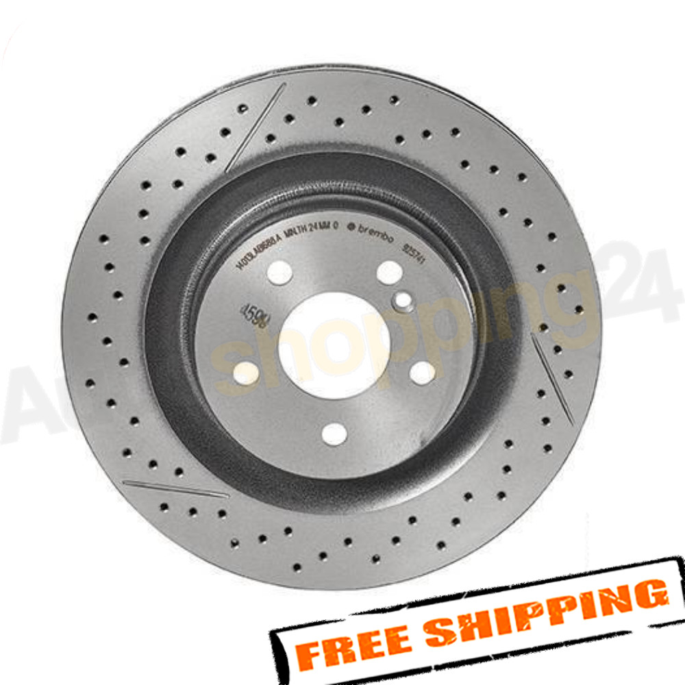 Brembo 09.9257.41 330mm Rear Disc Brake Rotor for 05-10 Mercedes-Benz SLK55 AMG