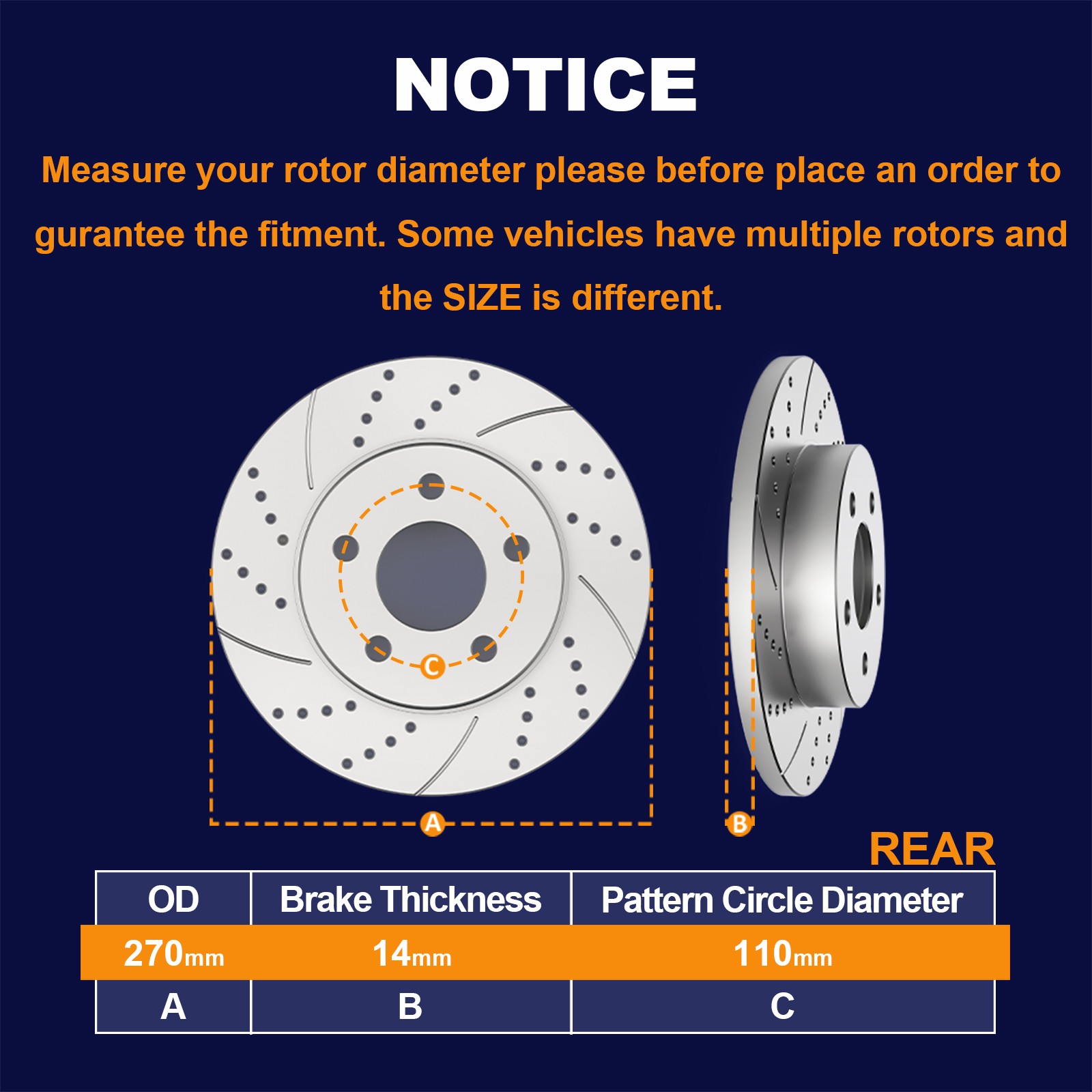 Front Rear Brake Rotors + Ceramic Pads Fit Malibu Cobalt G5 G6 Saturn Aura JL9