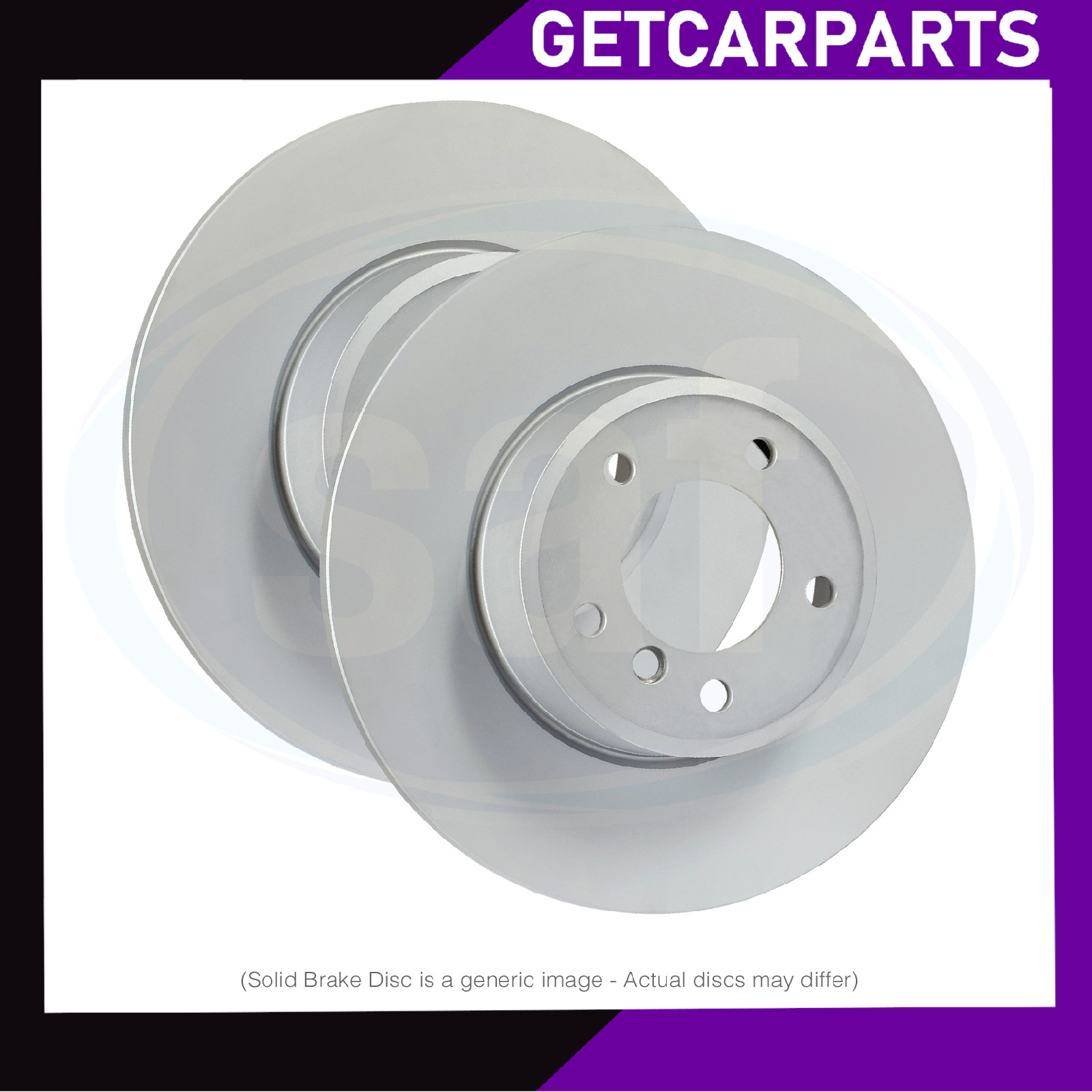 Rear Solid Brake Discs Pair 292mm Fits Nissan Qashqai J10 2007-2013 1.5/1.6/2.0