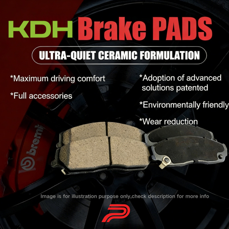 1 Pair Front Brembo Disc Rotors+KDH Brake Pads for VW Caddy SAB SAJ 05-20 288mm