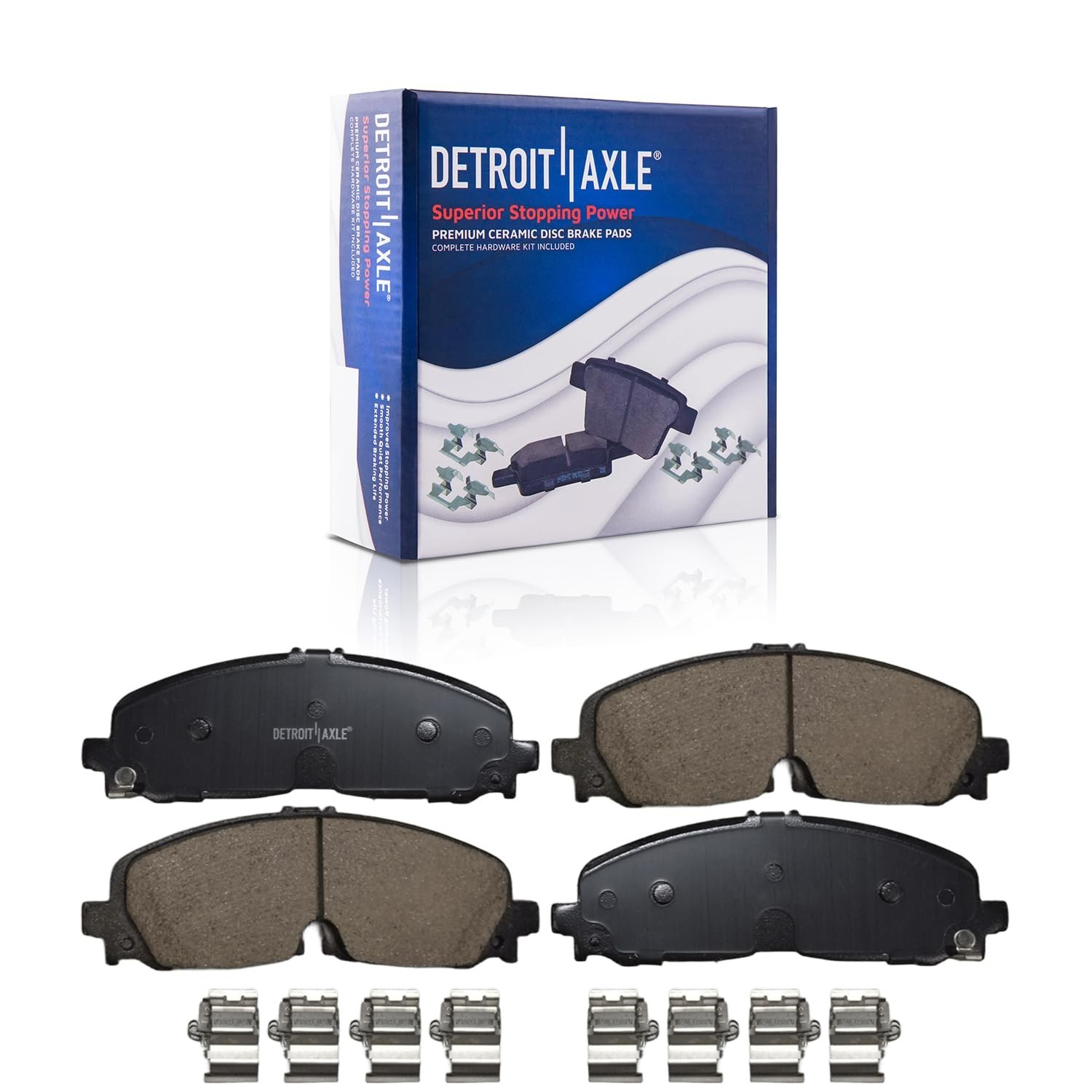 Front Rear Drilled Rotors Brake Pads for Chevy Traverse Buick Enclave GMC Acadia