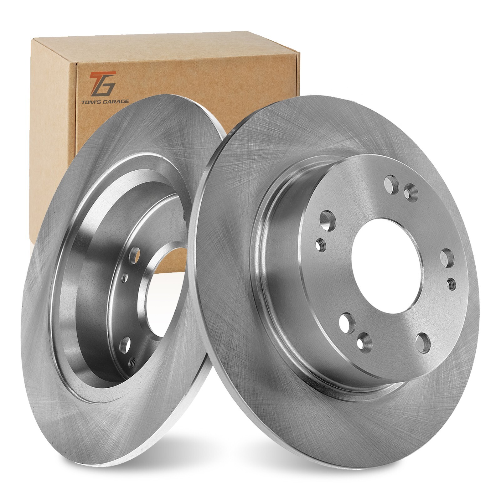 Rear Solid Brake Rotors for 2003 – 2007 Honda Accord 2004 – 2008 Acura TSX
