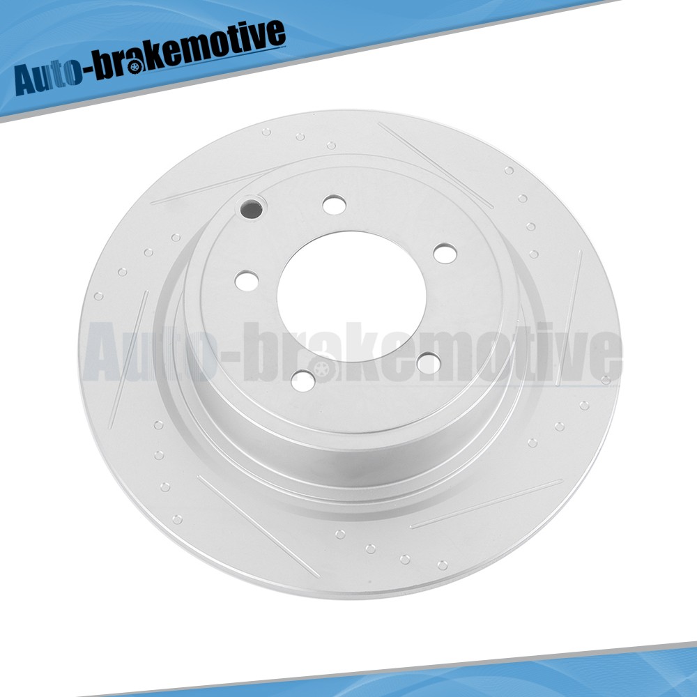 FOR 2009-2017 JEEP COMPASS G3000 CASTING REAR BRAKE DISCS ROTORS CERAMIC PADS