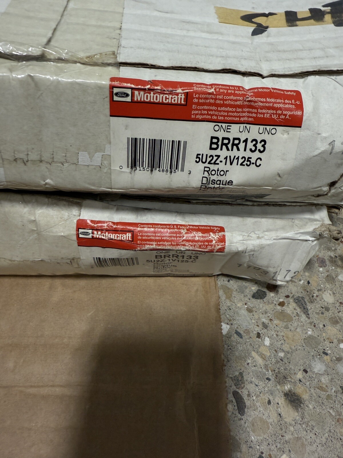 Motorcraft Disc Brake Rotors Front BRR133 Freestar Mercury Monterey 04-07 2PC.
