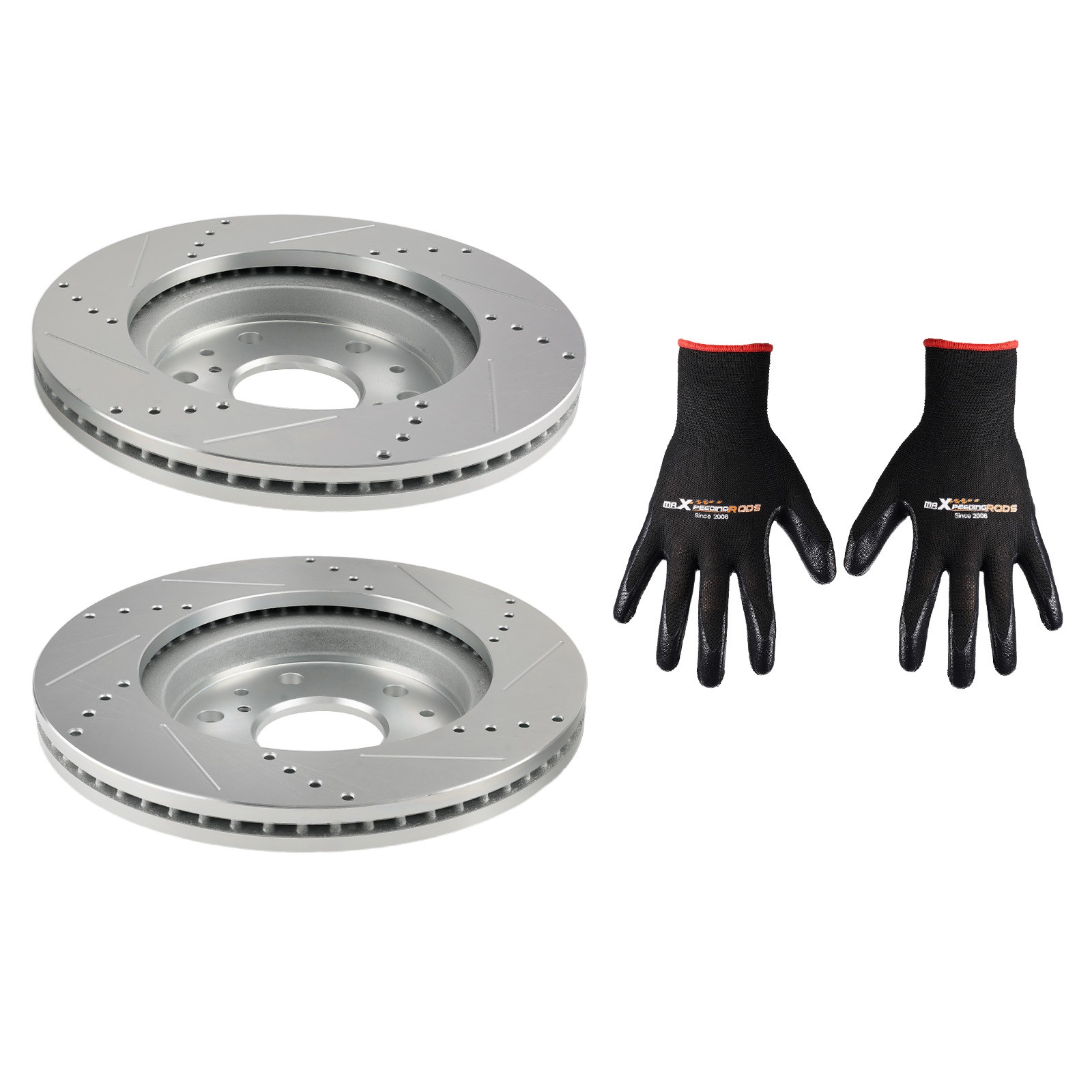 330mm Front Drilled & Slotted Brake Rotor for Chevrolet Suburban 1500 2007-2014