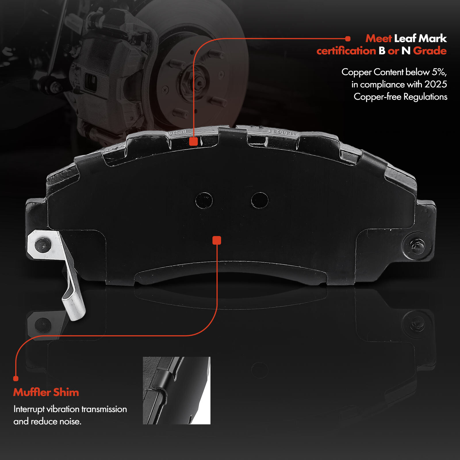 Disc Rotors & Ceramic Brake Pads for Honda Odyssey 1995-1998 Acura RL TL Front