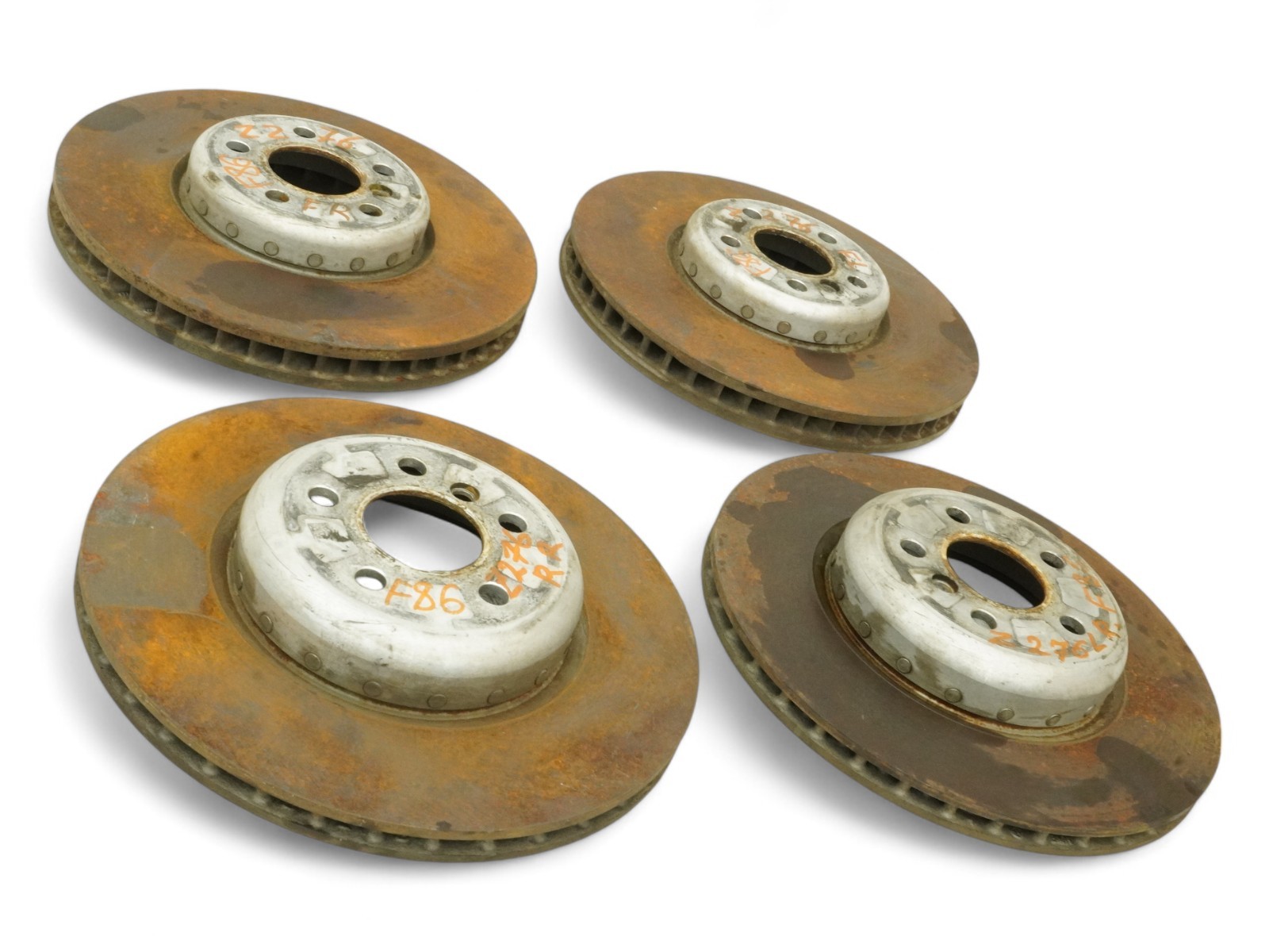 2016 – 2020 BMW 740I G11 G12 BRAKE DISC ROTOR FRONT REAR LEFT RIGHT SET OF 4 OEM