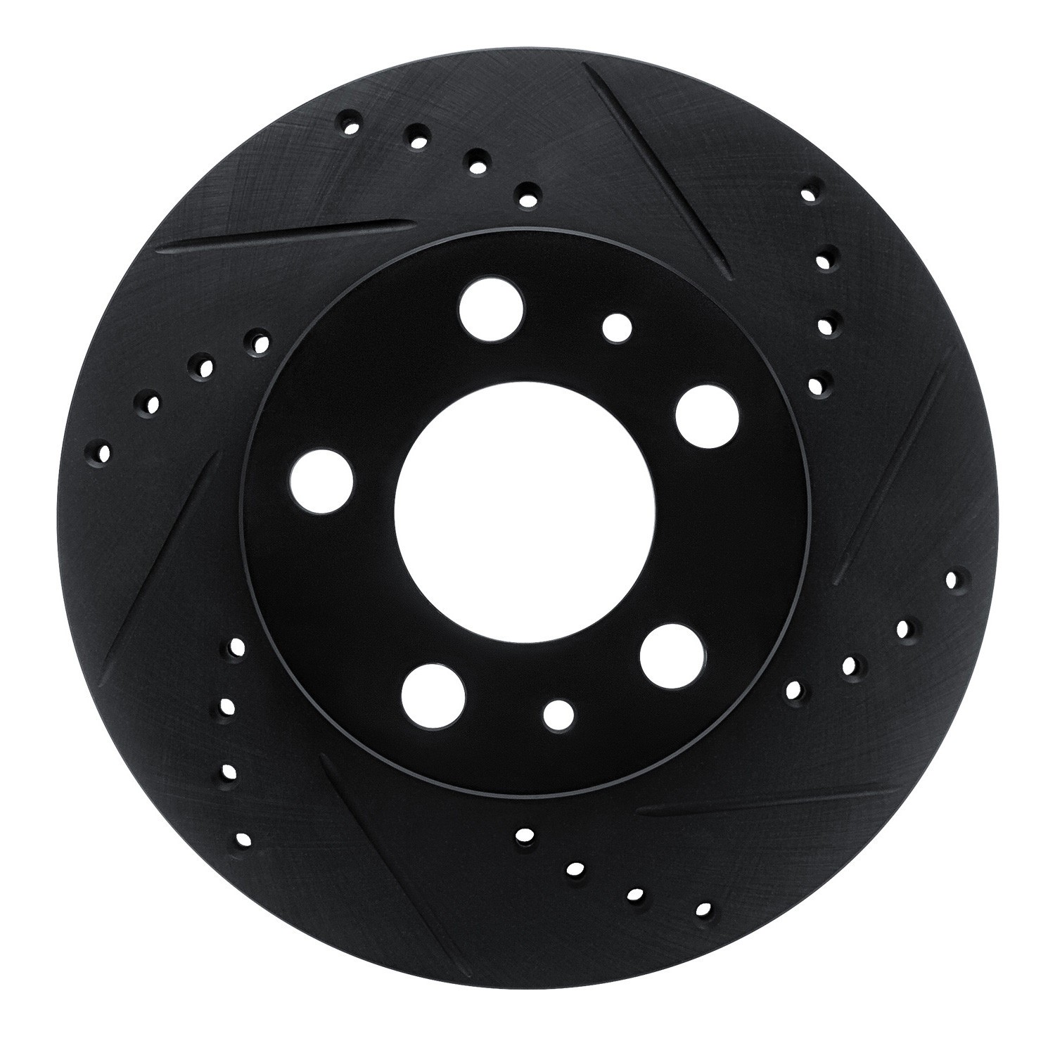 For Volvo 240 90-93 Brake Rotor DFC Premium Drilled & Slotted Front Passenger