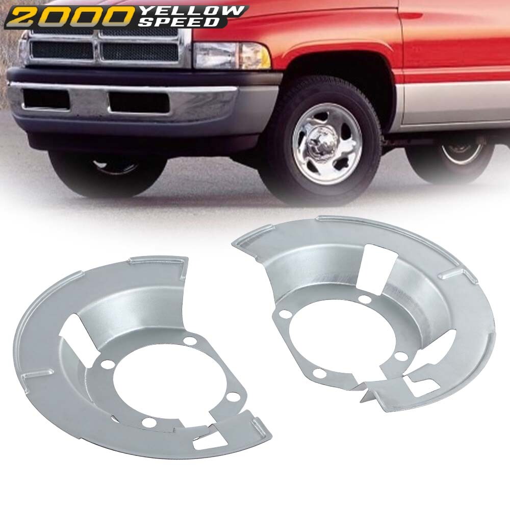 Fit For Dodge Ram 2500 3500 2000-2002 Front Brake Dust Shield Left & Right Side