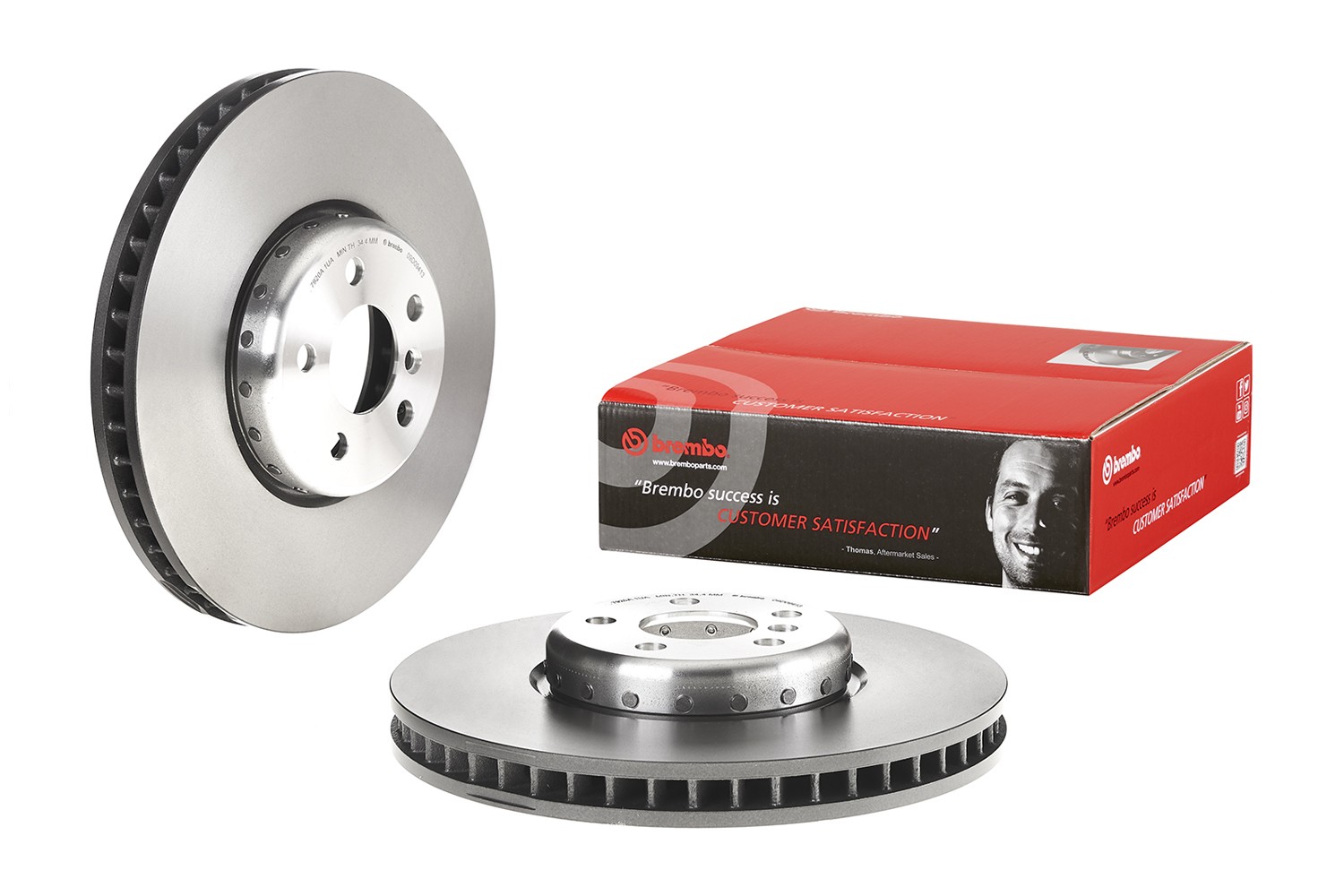 Brembo Front Driver Left Vent Composite Brake Disc Rotor For BMW F25 G01 G12 G32