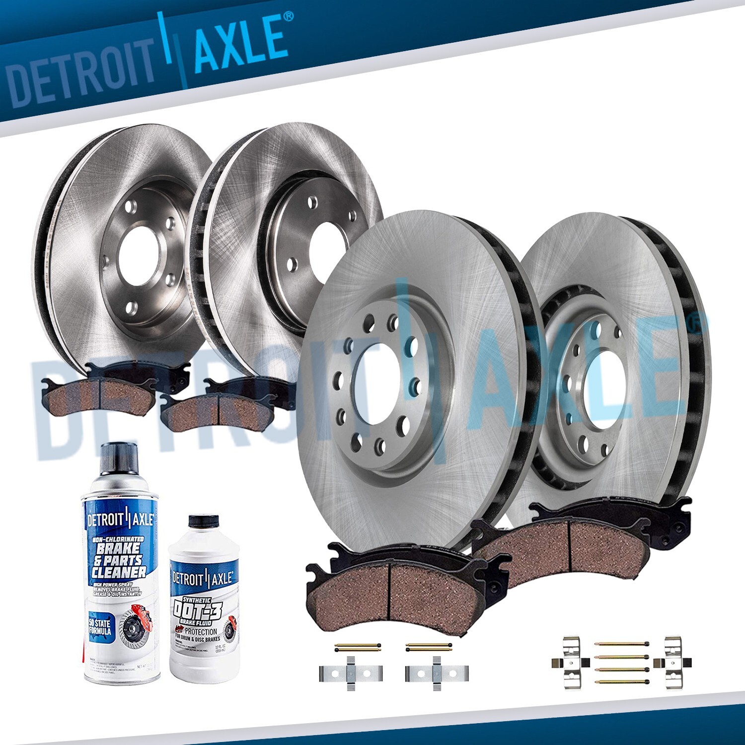10pc Front Rear Brake Rotors Ceramic Brake Pads for 2017 – 2019 Chevrolet Camaro