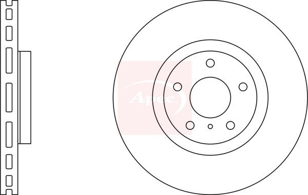 Brake Disc Front Vented Braking 320mm Diameter Fits Nissan Murano APEC DSK2567