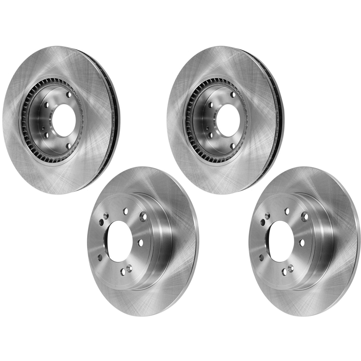 Front & Rear Brake Disc Rotors for Kia Optima Hyundai Sonata 2005-2015