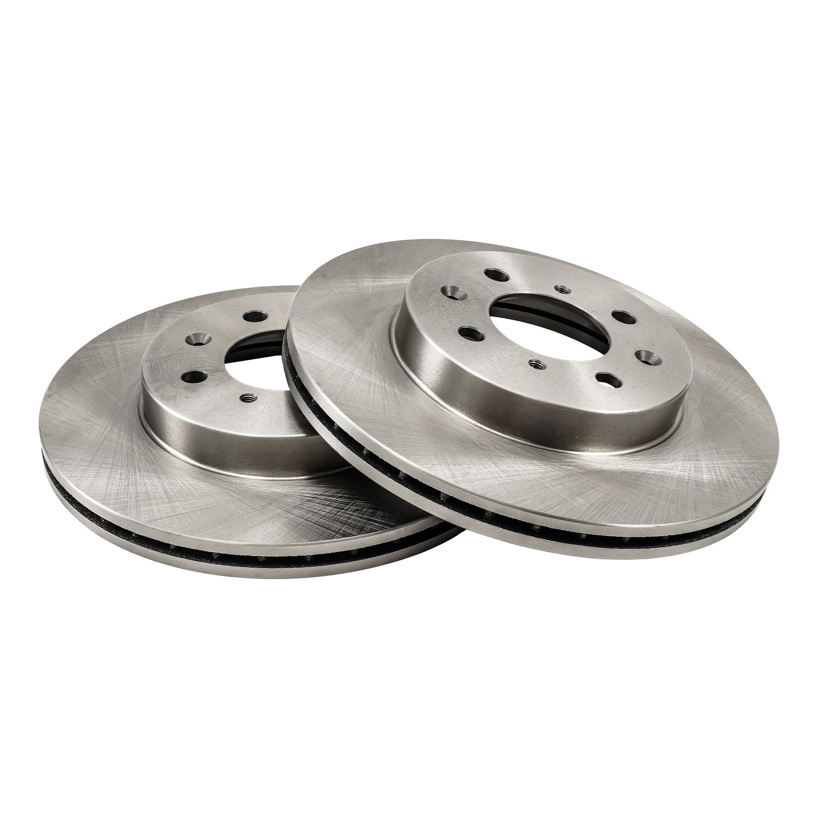 2x Front Vented Rust Preventative Brake Rotors For 01-03 Honda Civic 04-05 3295