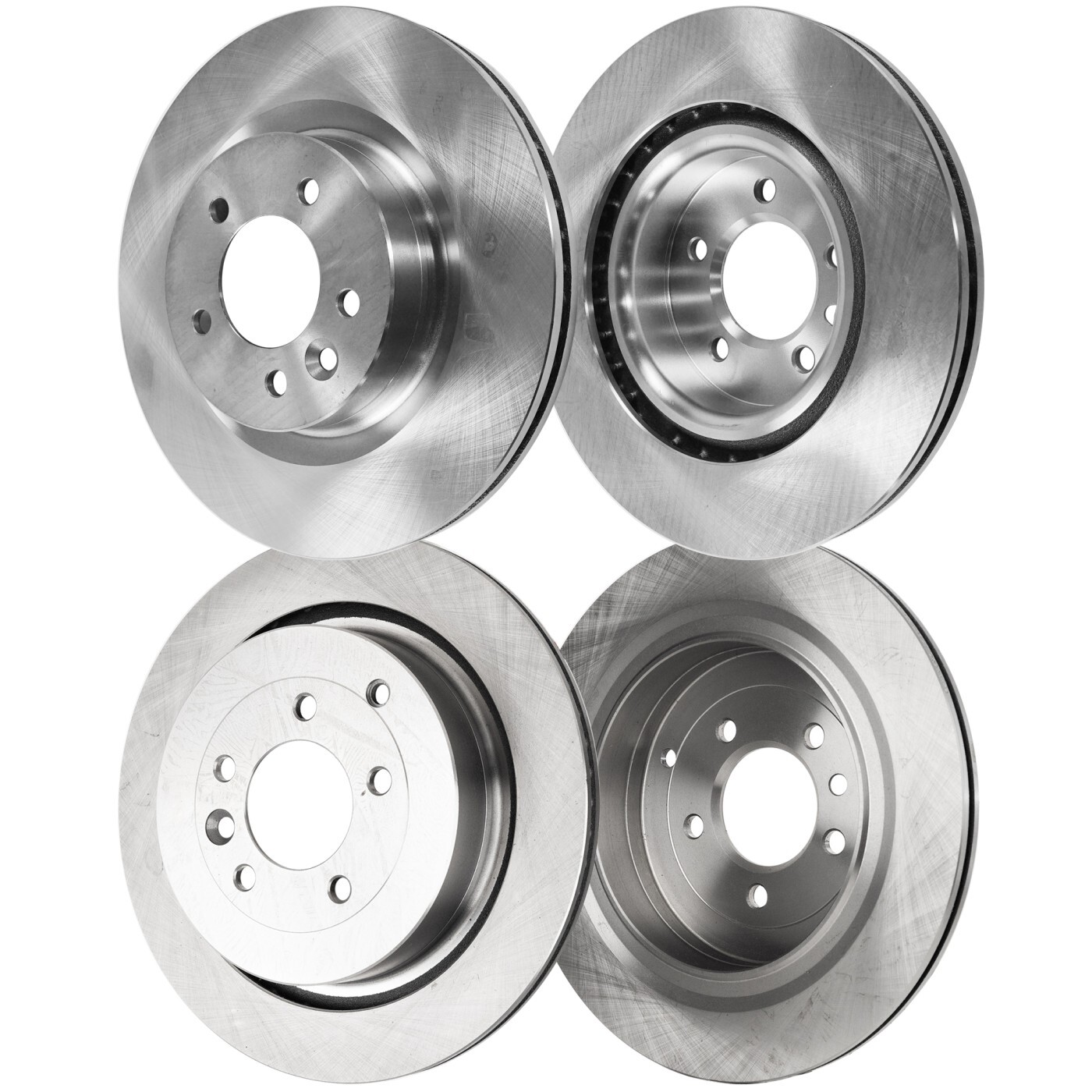 Front Rear Disc Brake Rotors For 2005-2009 Land Rover LR3 Range Rover Sport