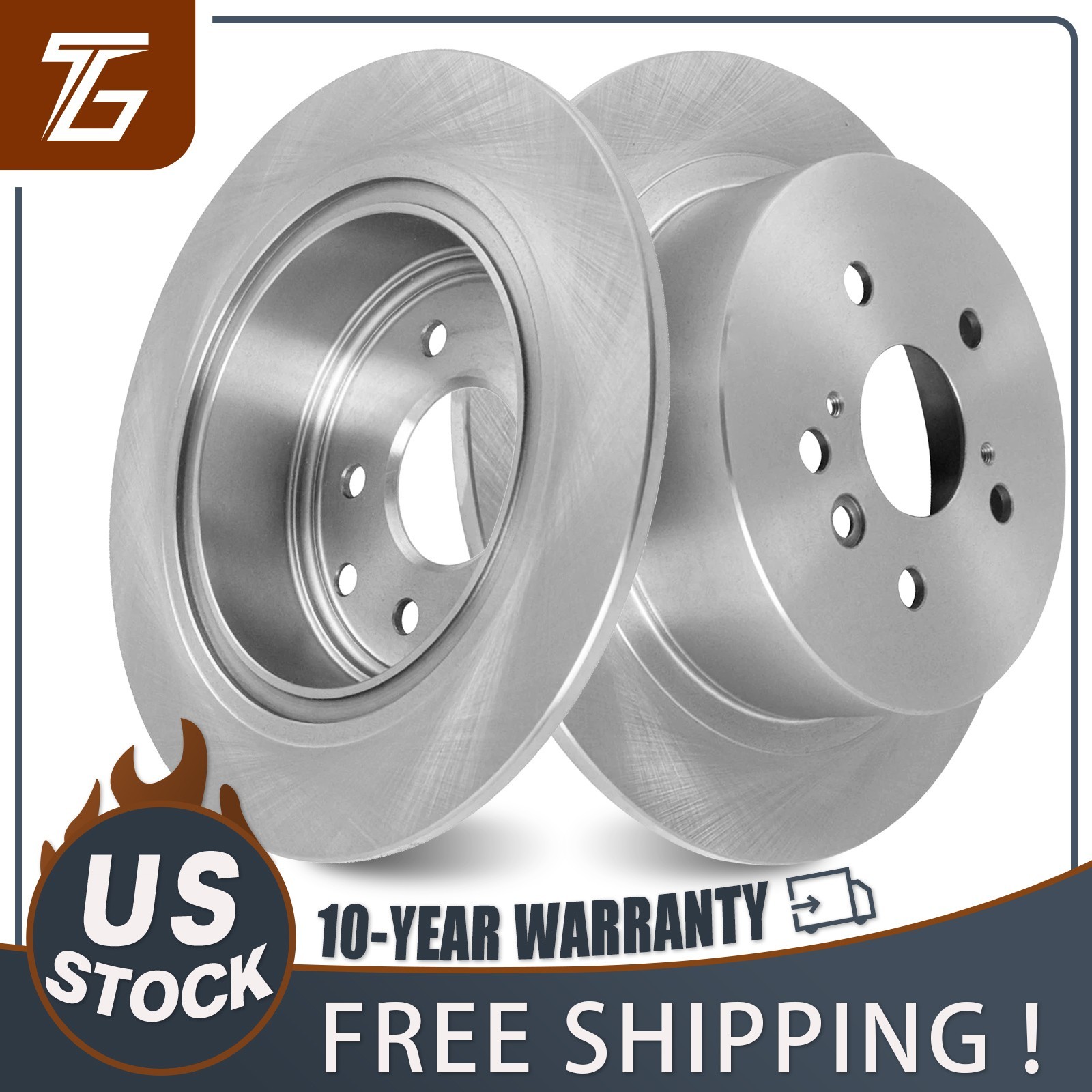 12.17″ Rear Disc Brake Rotors for 2008 2009 2010 2011 2012 2013 Highlander
