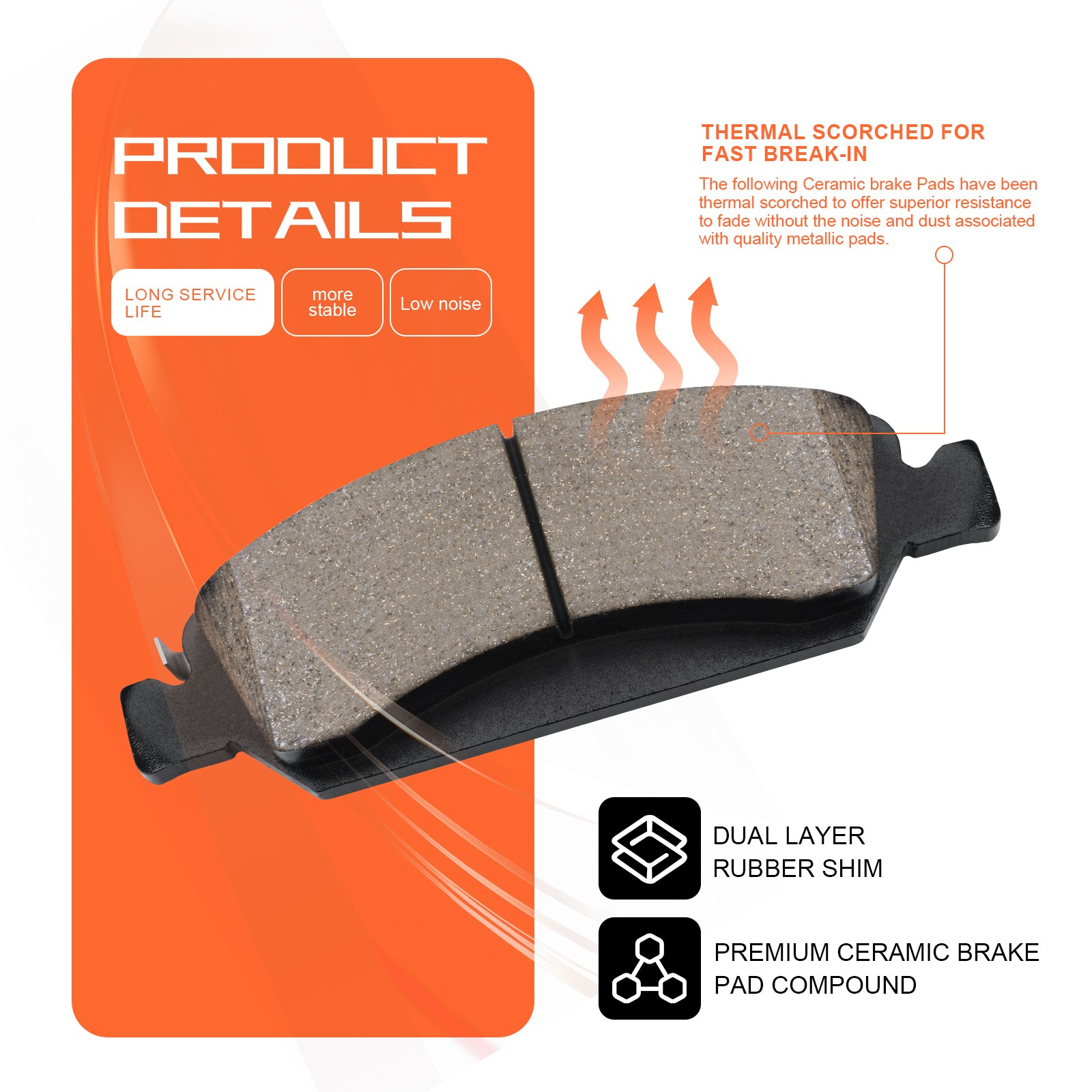 12.99 inch Front Drilled Rotors + Brake Pads for Chevy Silverado GMC Sierra 1500
