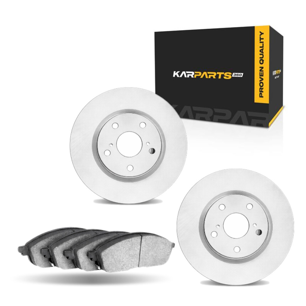 Brake Rotor Set Rear | Cast Iron | 114.3 Mm./4.50 In. Bolt Circle | Vented