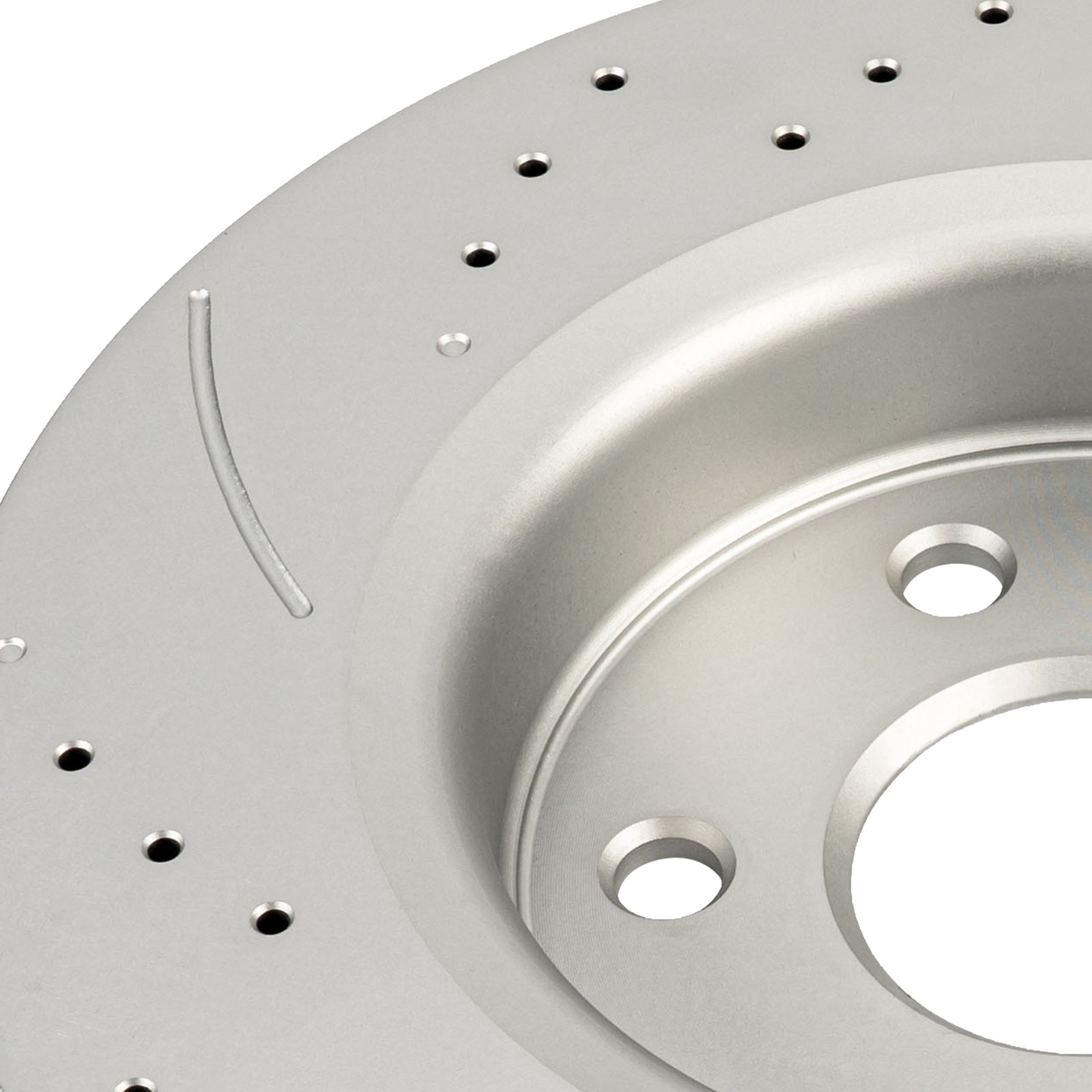 2x Front Vented Drilled Slotted Zinc Brake Rotors For 2006-2010 Jeep Commander