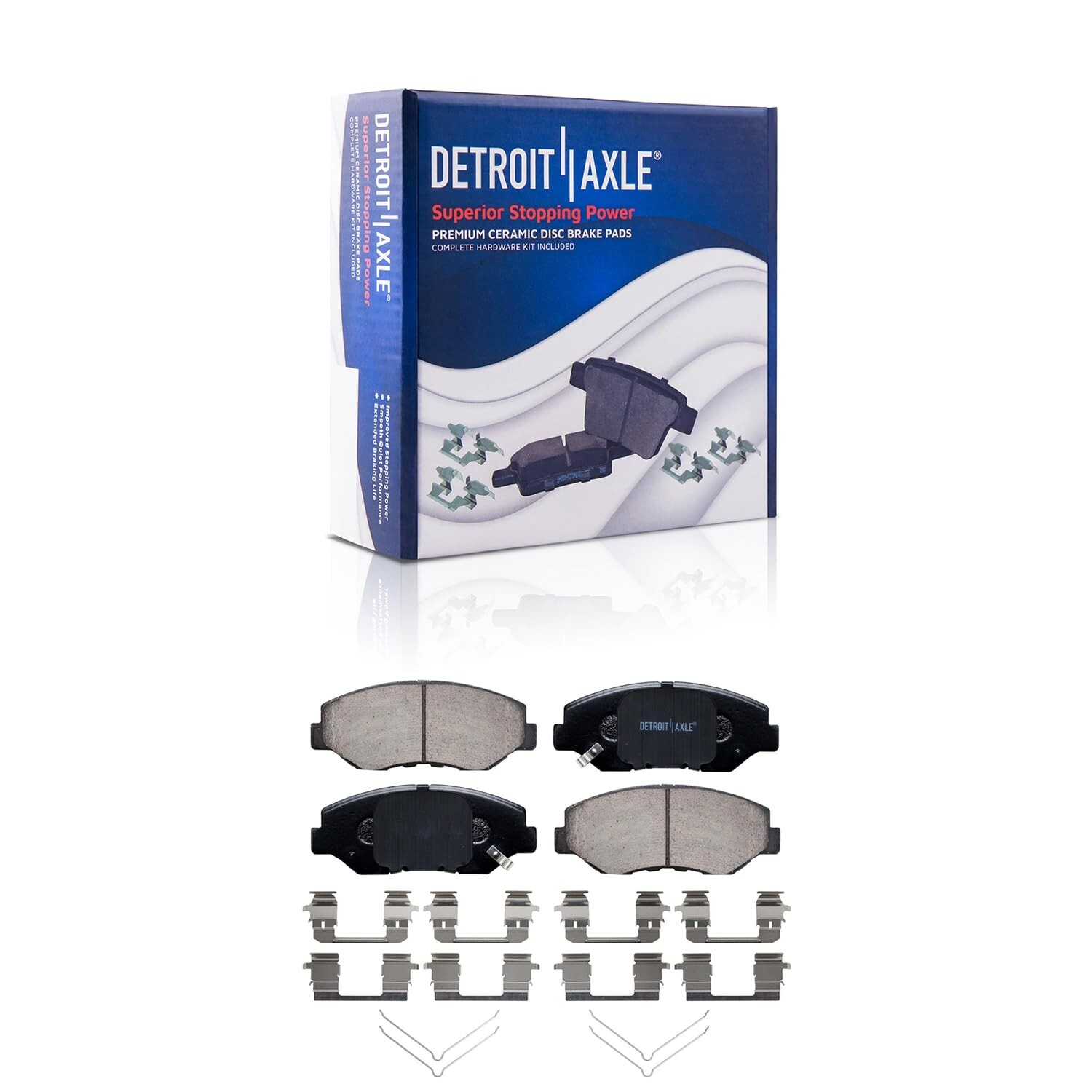 10pc Front Rear Drilled Brake Rotors Brake Pads Kit for 2008 – 2017 Honda Accord