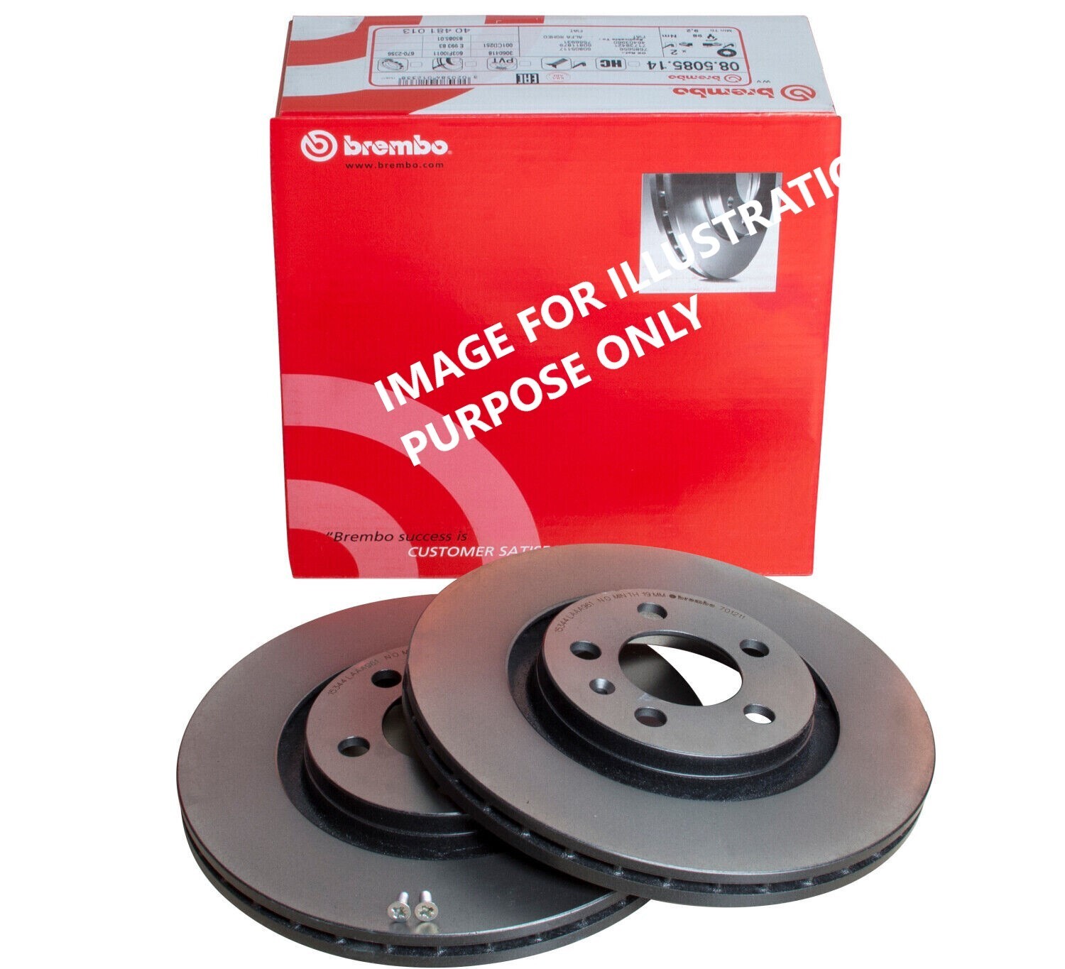 BREMBO FRONT Brake Discs 280 mm INTERNALLY VENTED