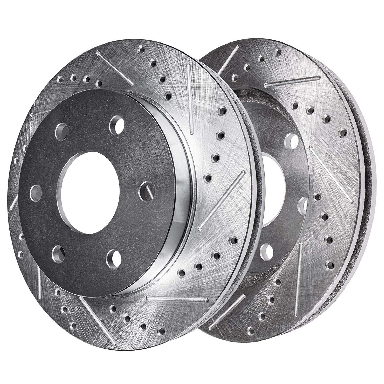 Front Drilled Rotors Right Caliper for 2007-2016 Traverse Acadia Enclave Outlook