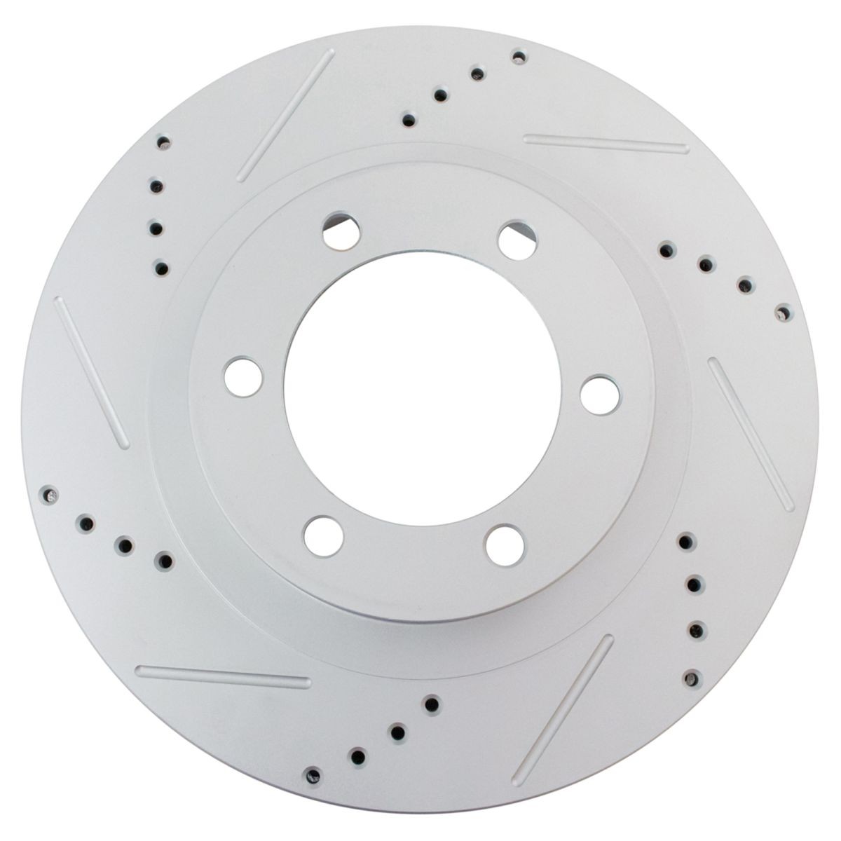 TRQ Ceramic Brake Pad & Performance Coated Rotor Kit w/Chemicals