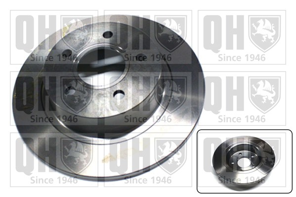 2x Brake Discs Pair Solid fits FORD TRANSIT CONNECT 1.8 Rear 02 to 13 278mm Set