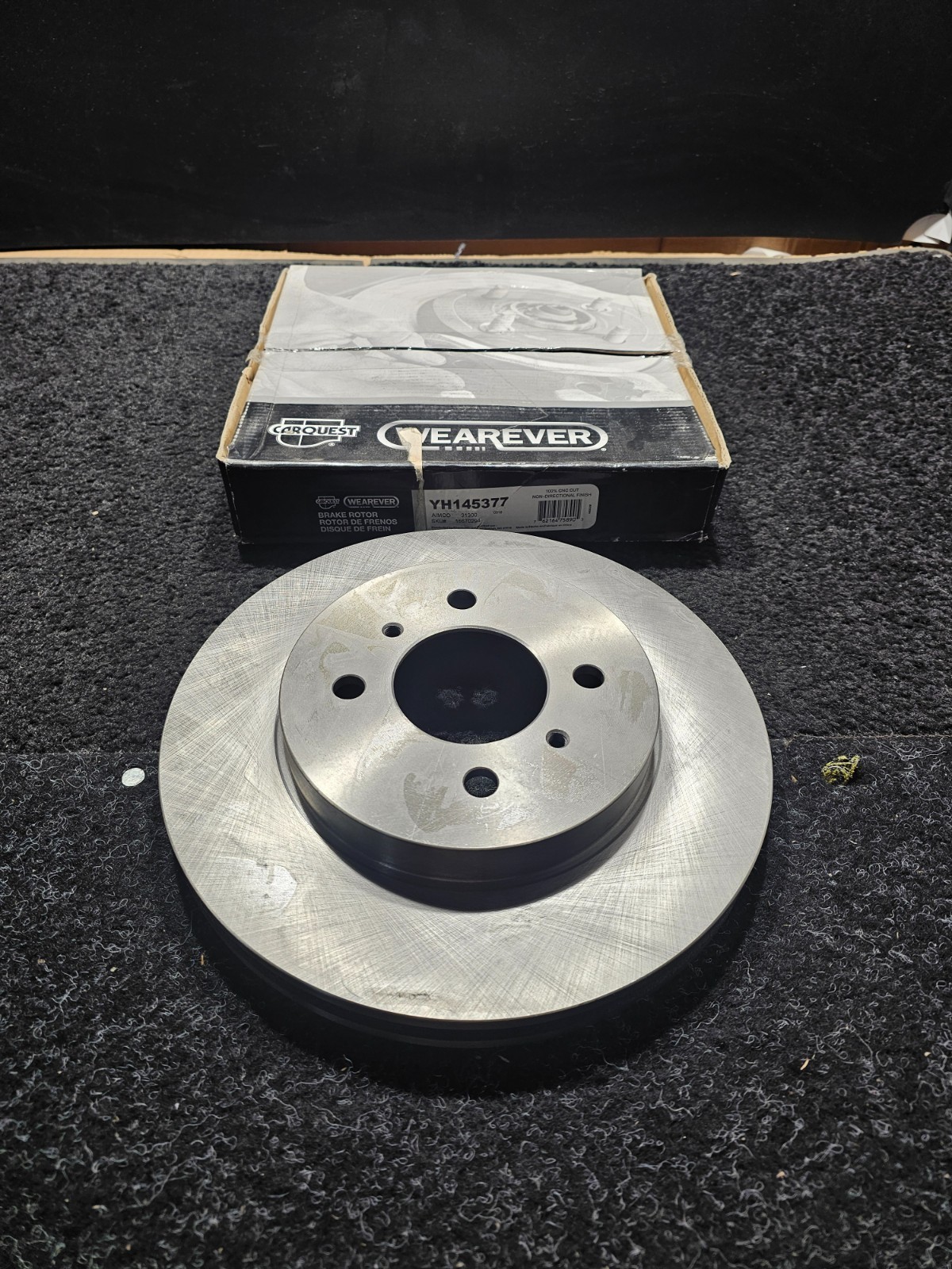 (QTY 2) Wearever Front Disc Brake Rotor YH145377 Fits 02-05 Mitsubishi Lancer