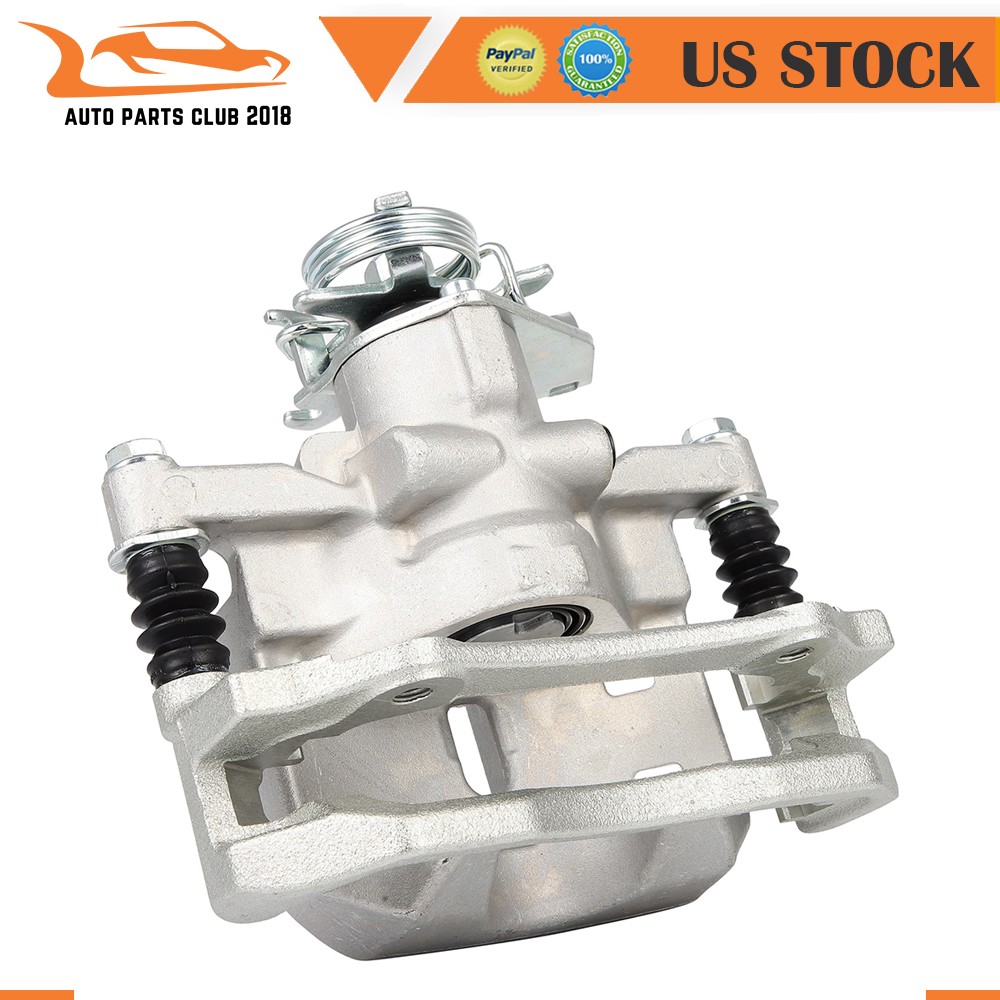 Silver Brake Calipers Rear Left For 2013 2014 2015 2016 Dodge Dart w/ Bracket