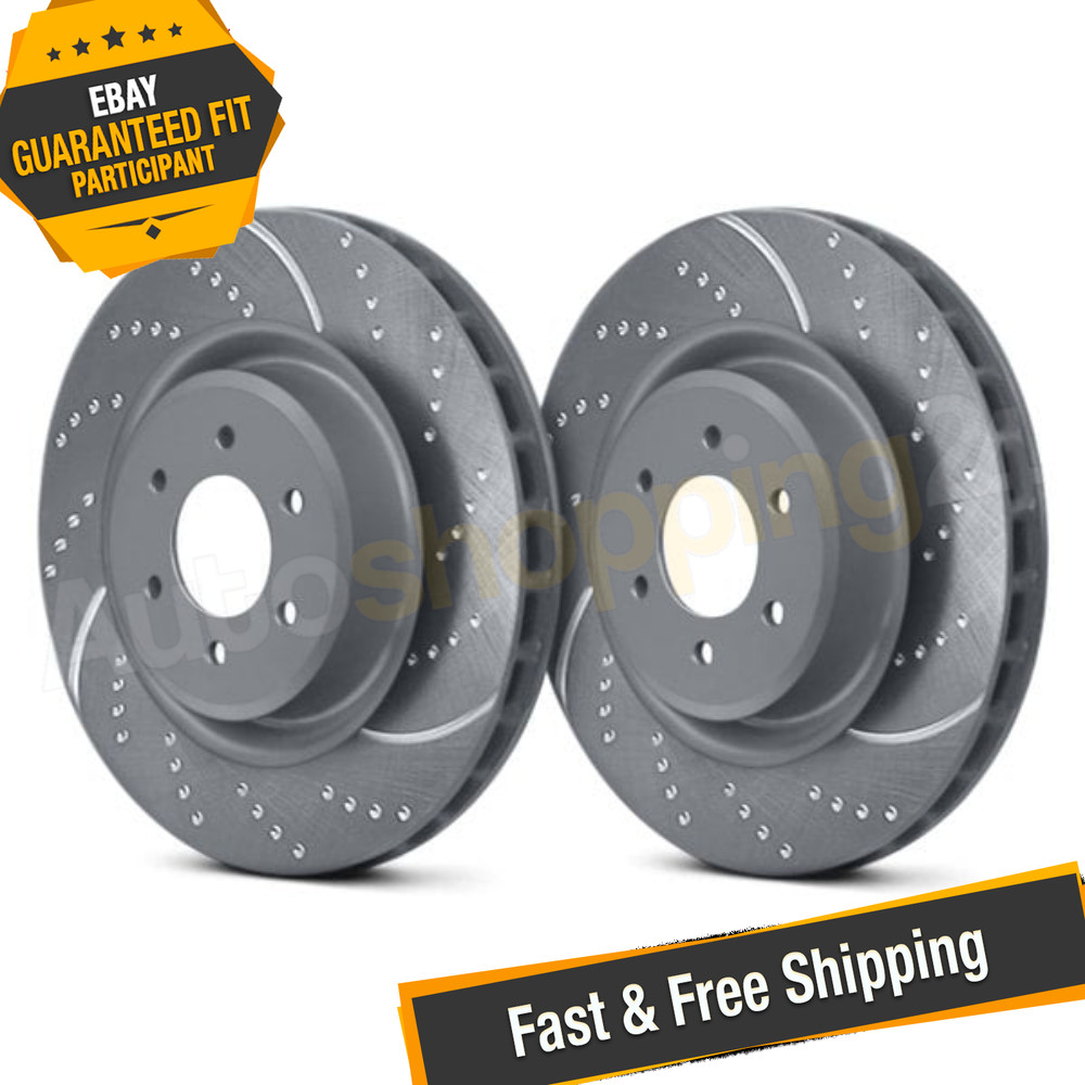 EBC 3GD Series Sport Dimpled & Slotted 1-Piece Brake Rotors for 13-15 BMW X1