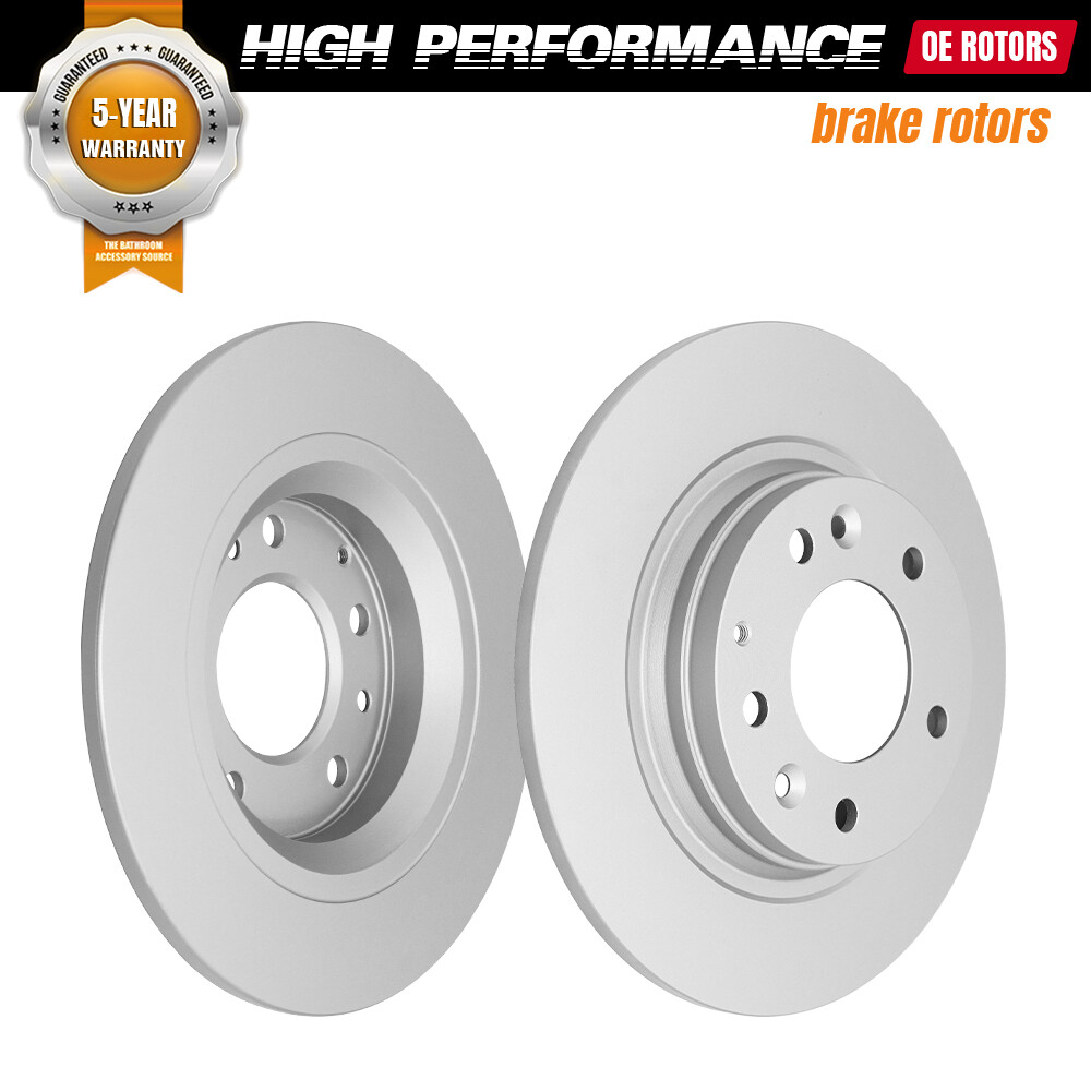280mm Rear Brake Rotors for 2006 – 2011 Ford Fusion Mercury Milan Lincoln MKZ